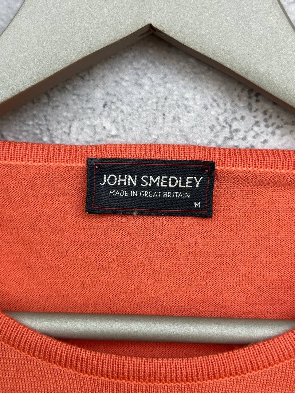 John Smedley John Smedley Merino Wool Sweater Coral Orange Great Britain Size M / US 6-8 / IT 42-44 - 9 Thumbnail