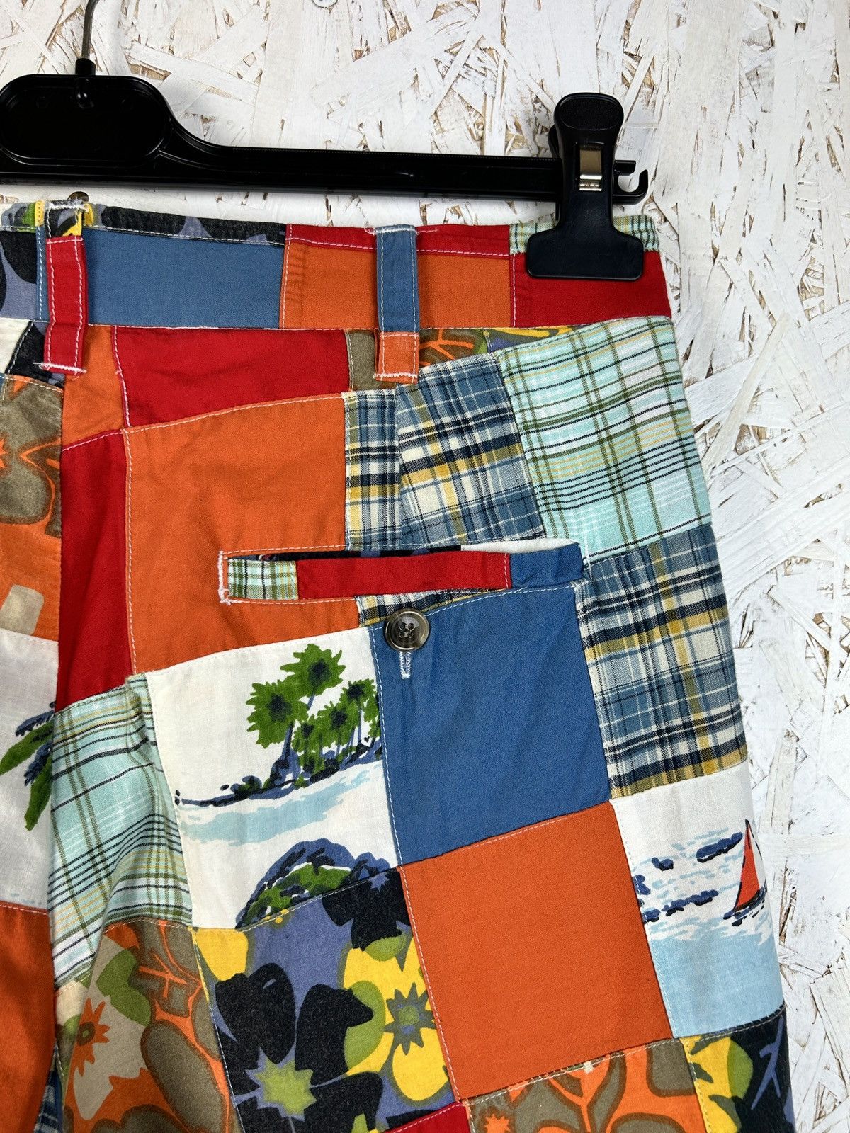 Japanese Brand Vintage Patchwork Loud Mouth Golf Trousers Pants 32/32 Size US 32 / EU 48 - 6 Thumbnail