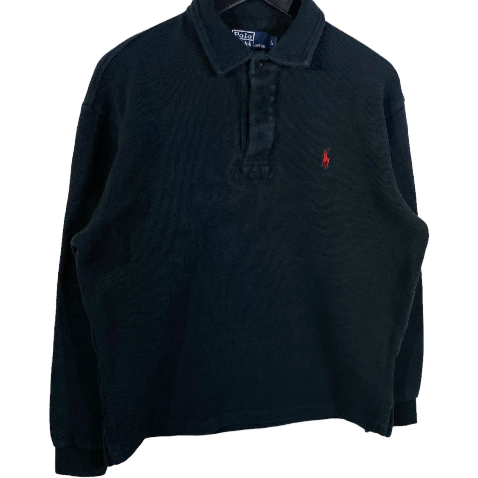 Polo Ralph Lauren Polo Ralph Lauren Long Sleeve Polo Size US L / EU 52-54 / 3 - 3 Thumbnail