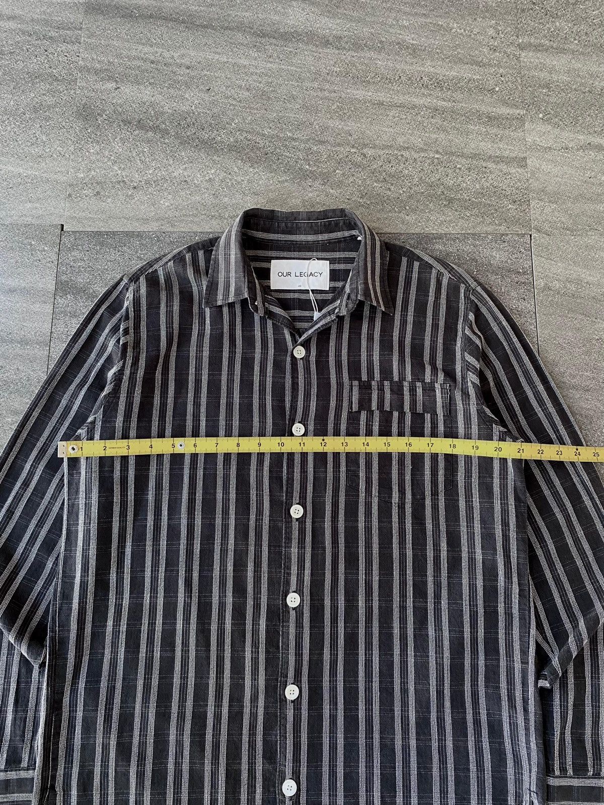 Our Legacy FREE TAX! Cropped Striped Ls Shirts Size US S / EU 44-46 / 1 - 13 Thumbnail