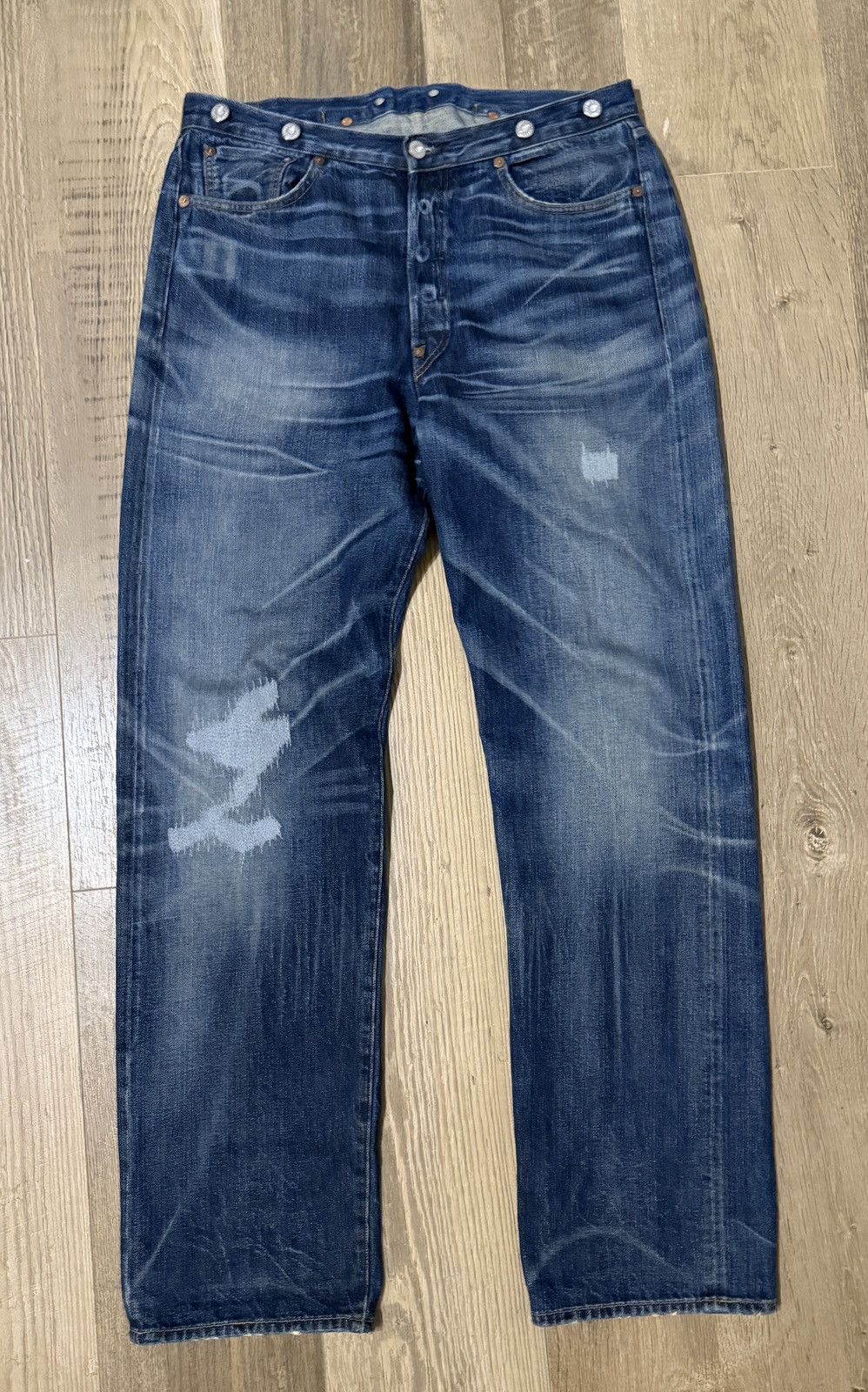 Levi's Vintage Clothing Levi’s vintage clothing 501xx selfegde jeans Size US 30 / EU 46 - 1 Thumbnail