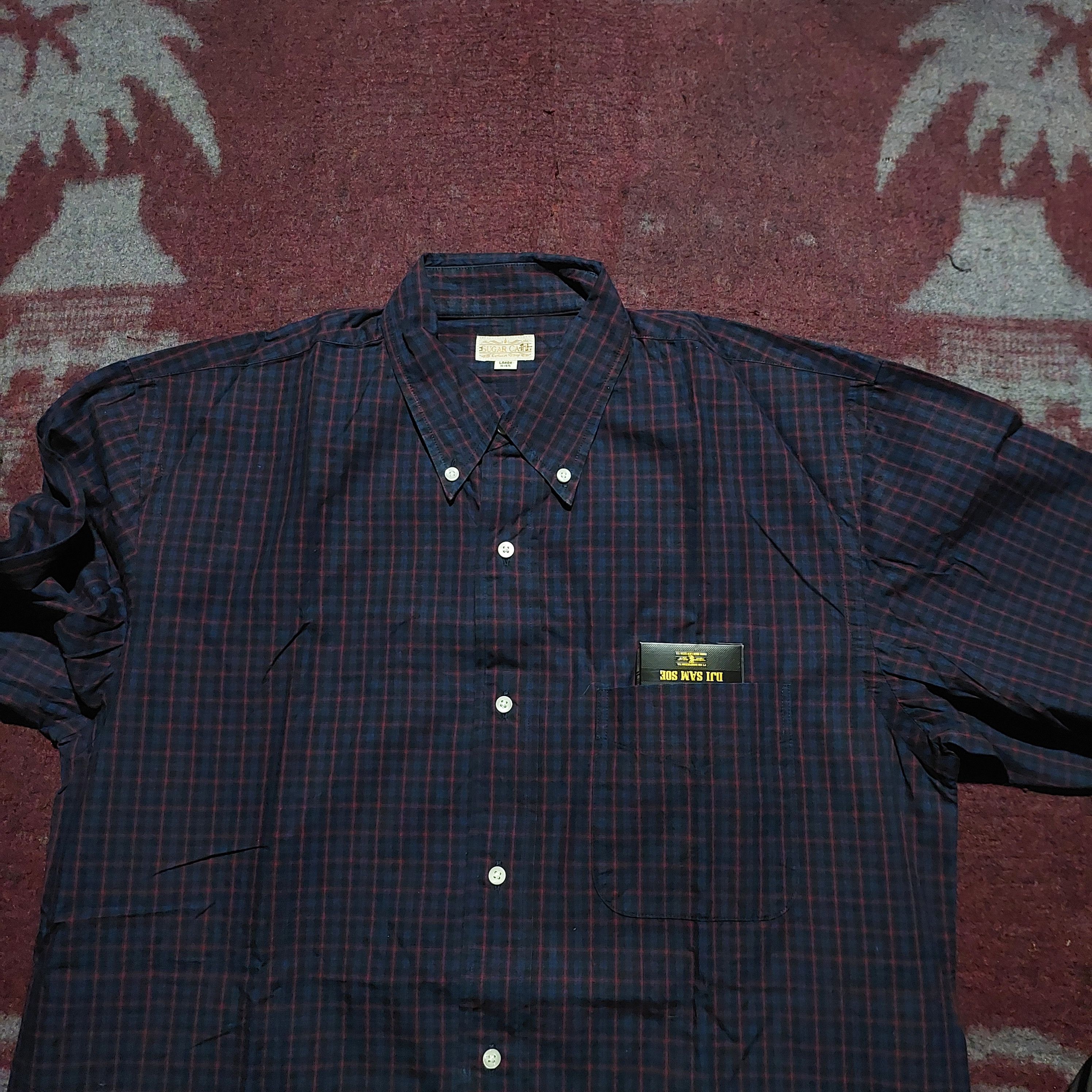Sugar Cane Sugar Cane plaid L/s shirt Size US L / EU 52-54 / 3 - 4 Thumbnail