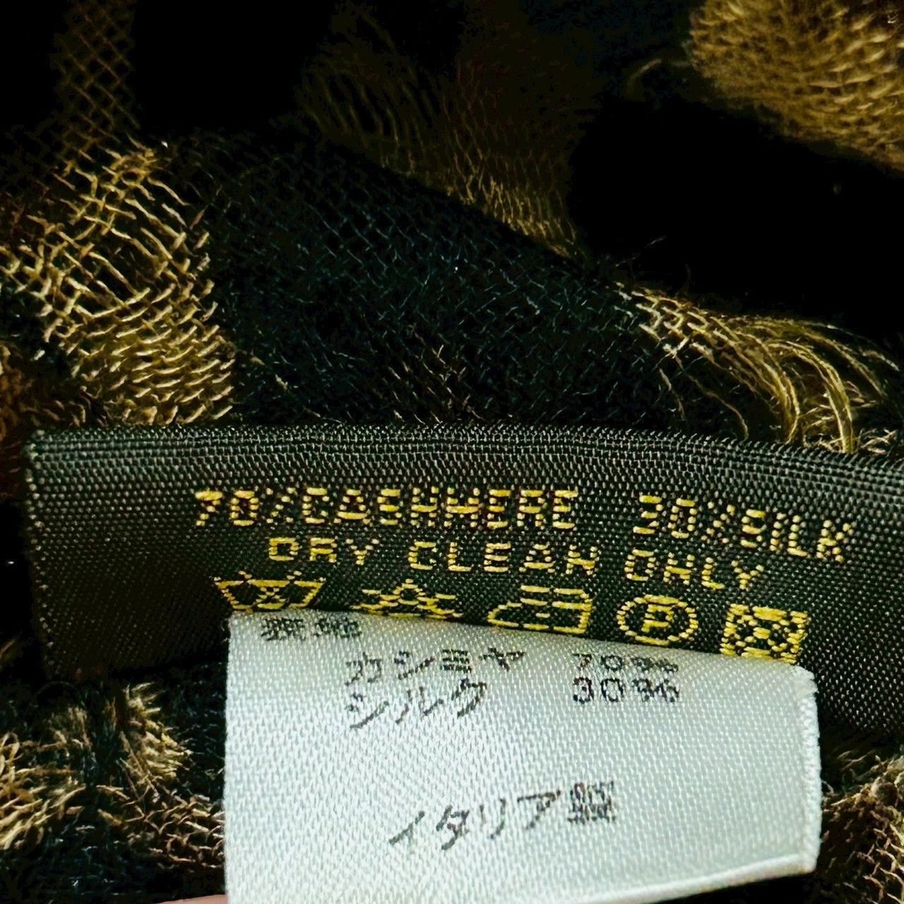 Louis Vuitton Louis Vuitton Leopard Stole Cashmere Silk Scarf Size ONE SIZE - 6 Thumbnail