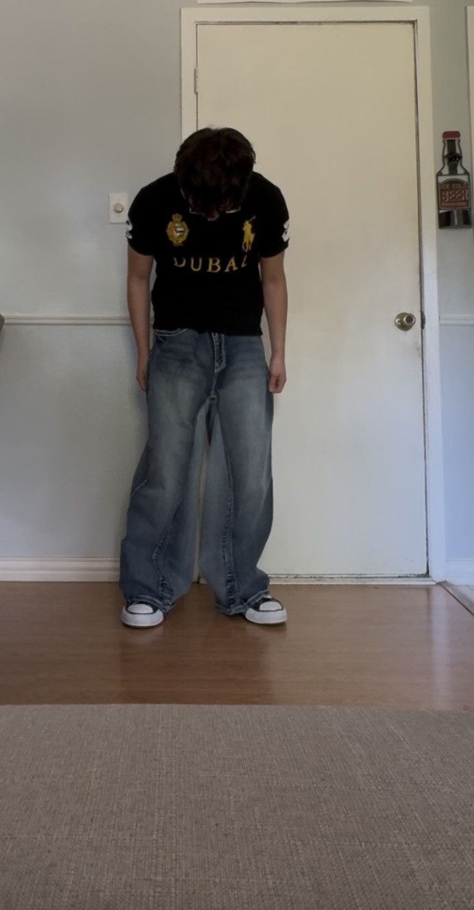 Other Brand new custom True Luck baggy denim jeans Size US 34 / EU 50 - 4 Thumbnail