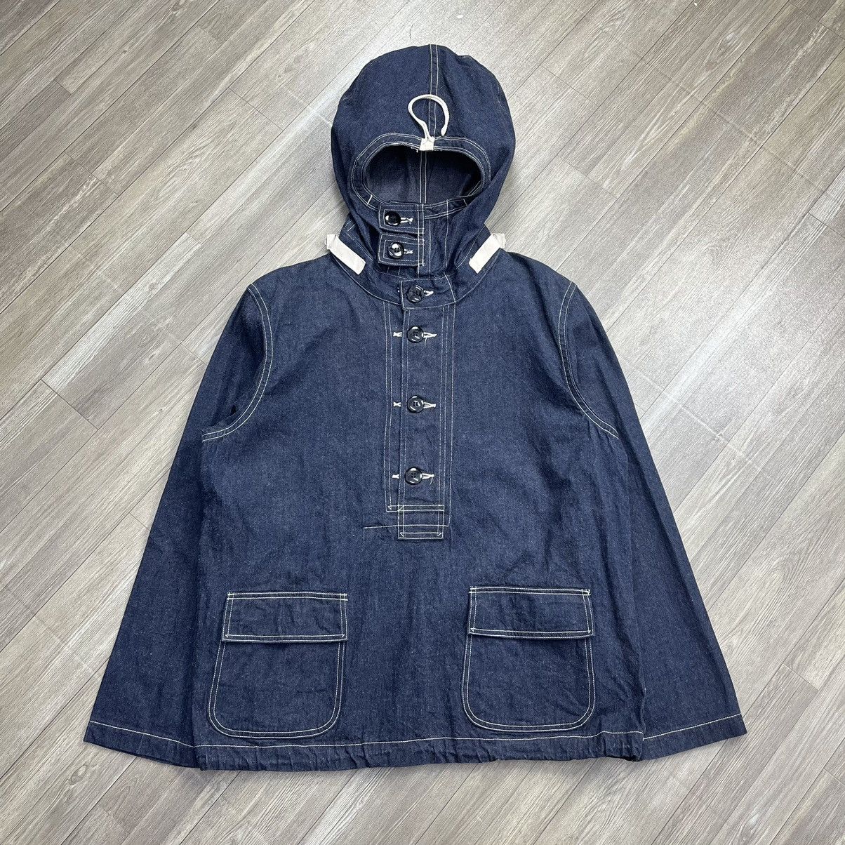 Buzz Rickson's × Japanese Brand × Toyo Enterprises Buzz Rickson’s US NAVY Pull Over Denim Jacket Size US L / EU 52-54 / 3 - 1 Thumbnail