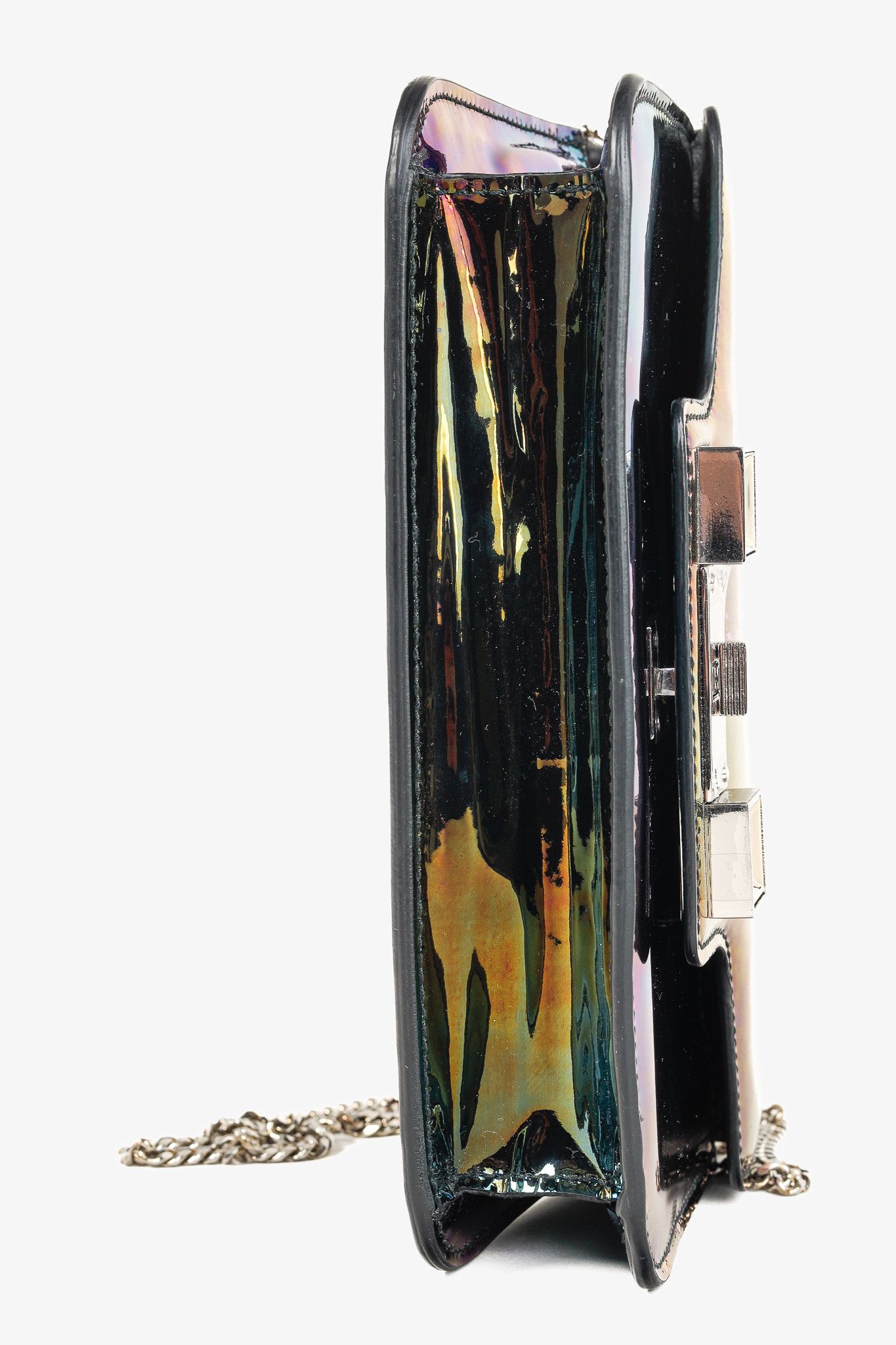 Proenza Schouler Proenza Schouler PS11 Oil Slick Leather Chain Wallet Size ONE SIZE - 5 Thumbnail