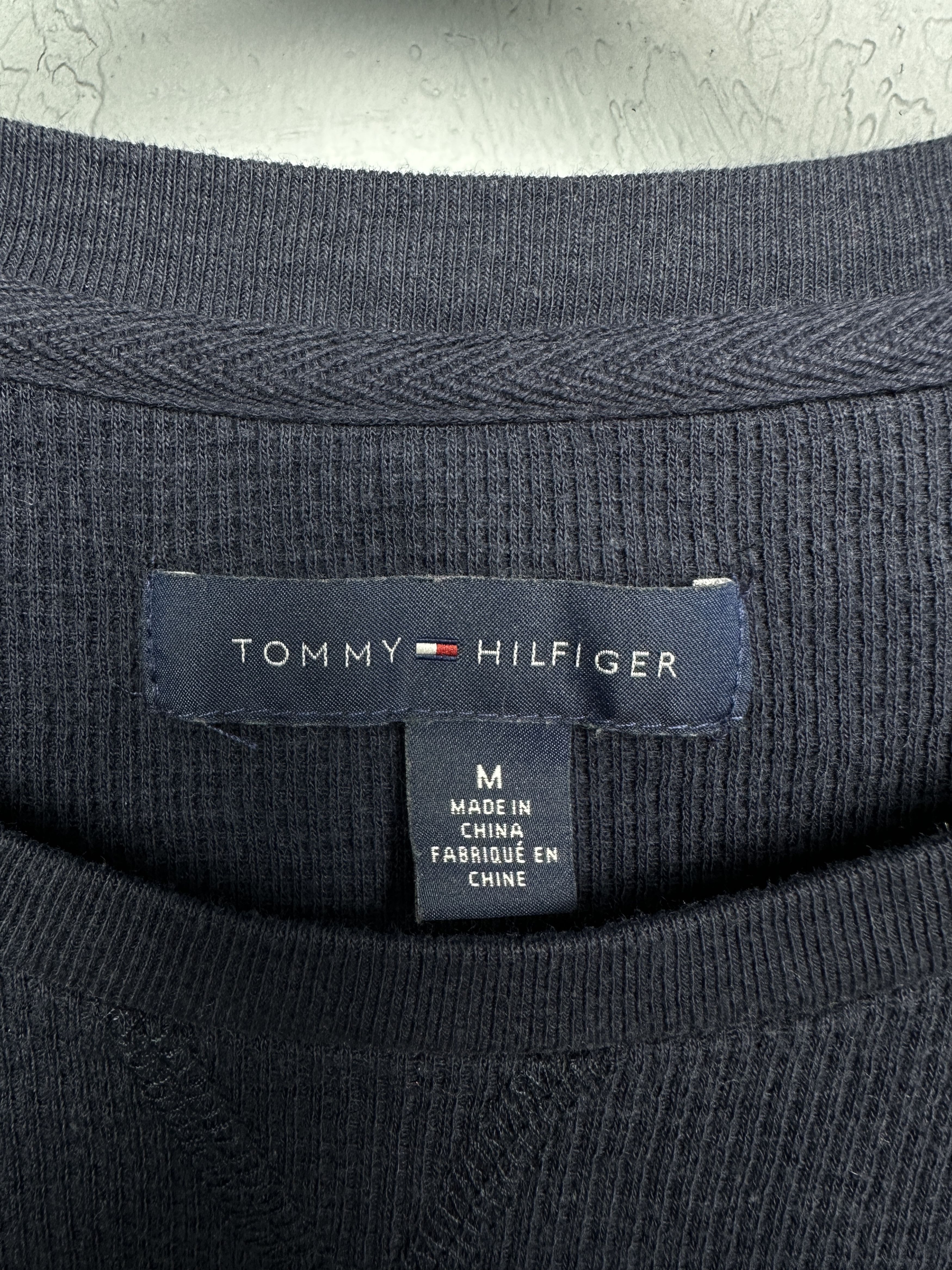 Tommy Hilfiger Tommy Hilfiger Vintage Mens Crew Neck Ribbed Sweater Size US M / EU 48-50 / 2 - 4 Thumbnail