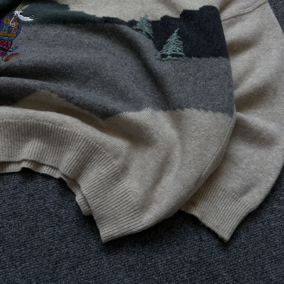 Homespun Knitwear VTG Knit Wool Sweater Enzo Lorenzo Size 54 Y2K 00s USA Hype Size US L / EU 52-54 / 3 - 4 Thumbnail