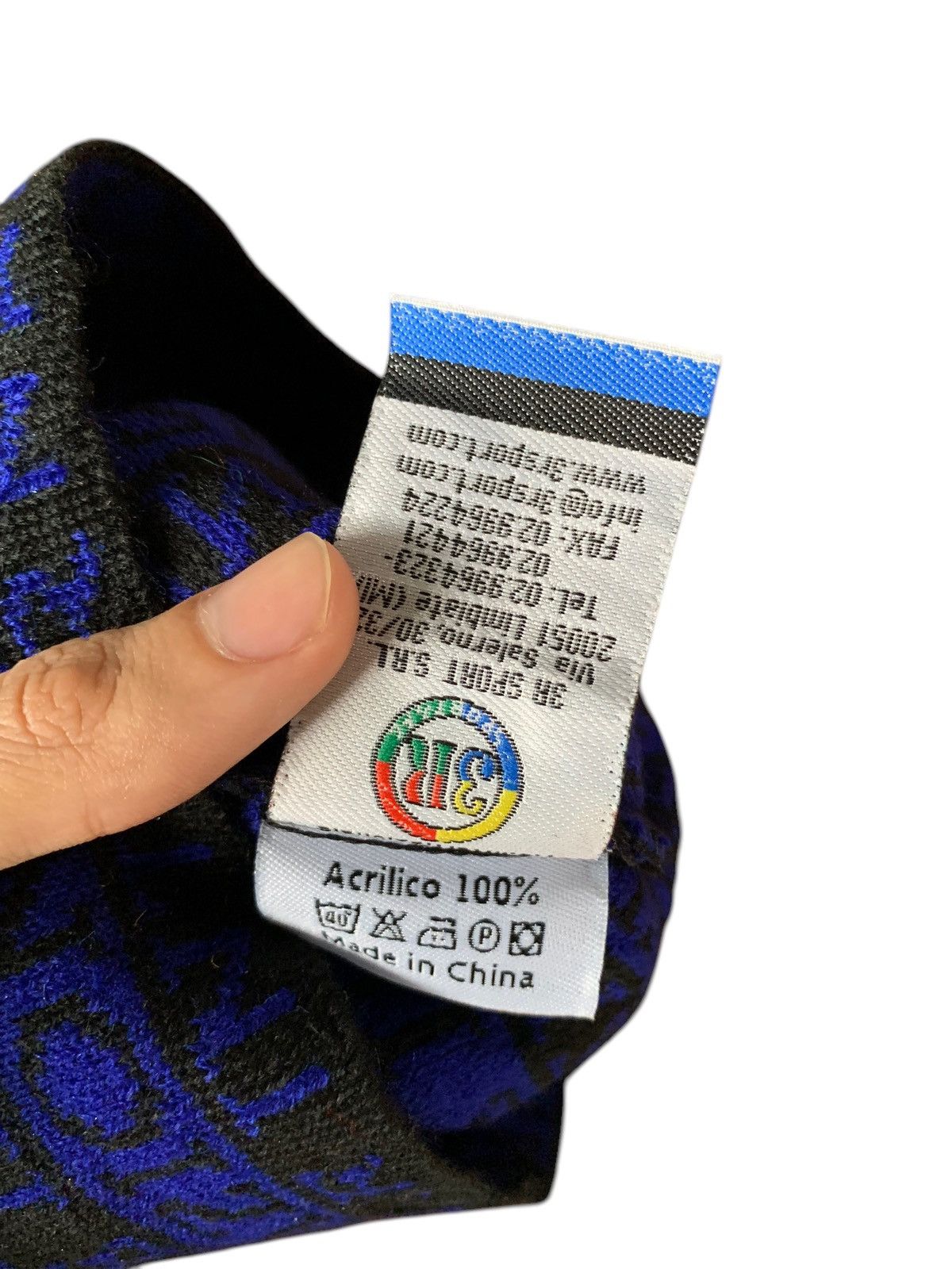 Japanese Brand × Kapital × Vintage Vintage Inter Milan Fc Full Print Like New Beanie Hats Size ONE SIZE - 10 Thumbnail