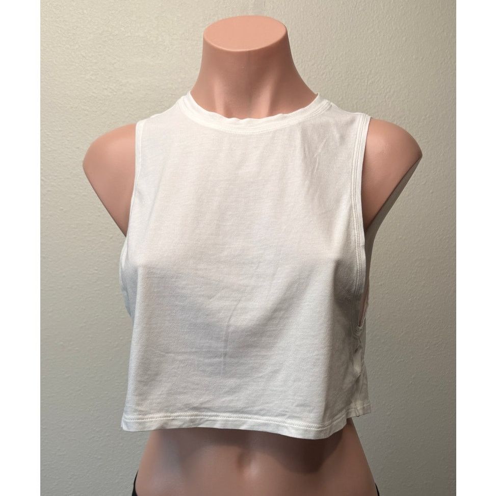 Lululemon Lululemon Muscle Love Crop Tank White Women 4 Size S / US 4 / IT 40 - 1 Thumbnail