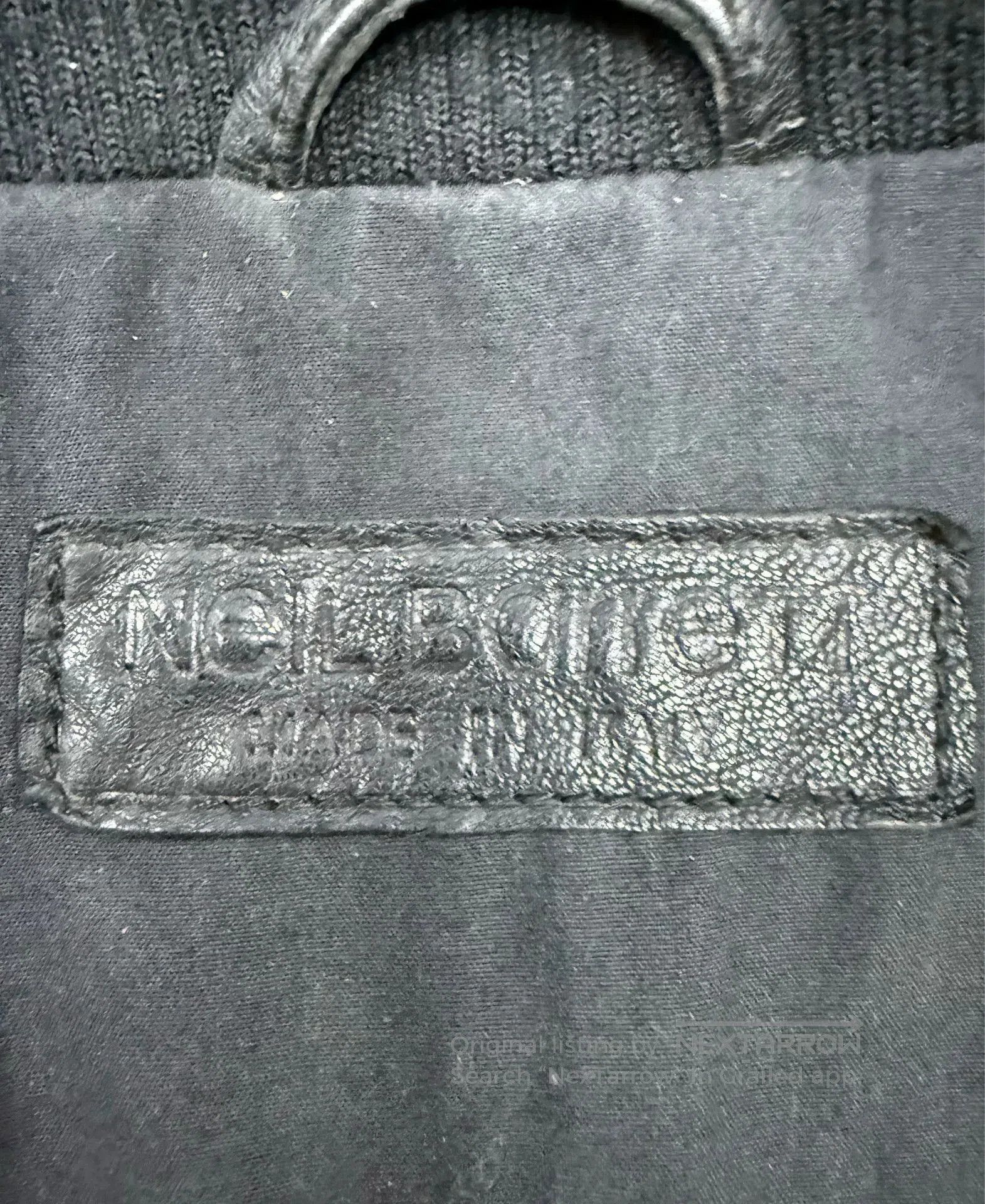 Neil Barrett Neil Barrett Men's Leather Jacket. Size US M / EU 48-50 / 2 - 5 Thumbnail