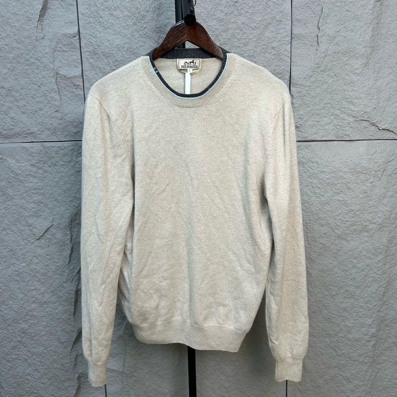 Hermes Hermes Cashmere Crewneck Sweater S - dmc Size US S / EU 44-46 / 1 - 1 Thumbnail