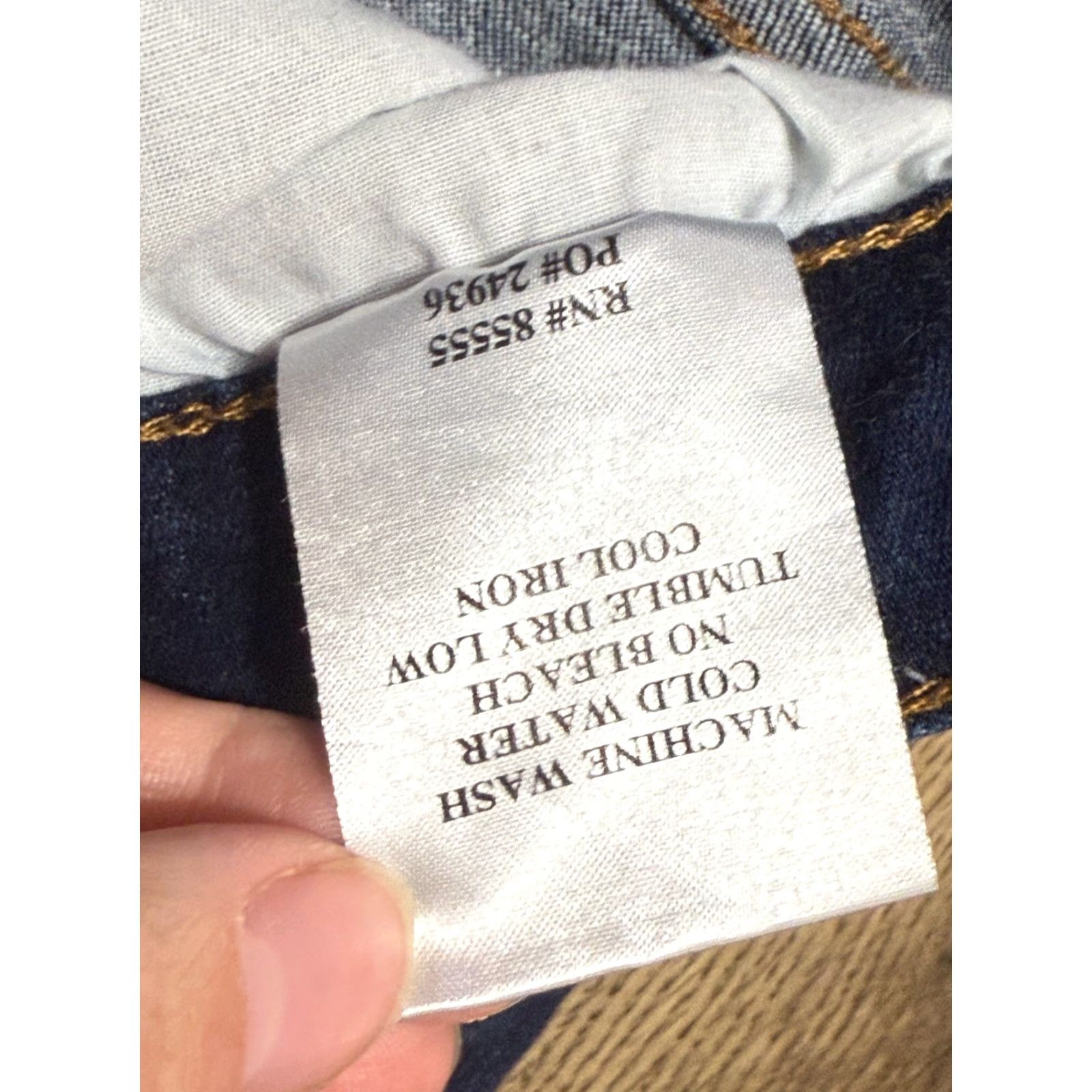 Vintage Studio Jeans, Womens Size 30, Blue Denim, Straight Leg, Pockets, Dark Wash Size 30" / US 8 / IT 44 - 6 Thumbnail