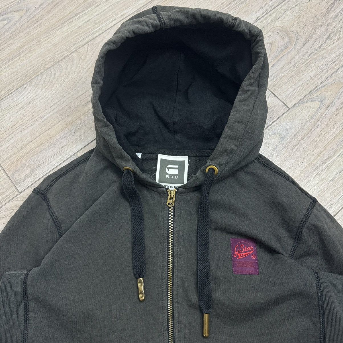 G-Star Vintage G-Star Y2K Zip Up Hoodie Embroidered Back Logo Size US S / EU 44-46 / 1 - 4 Thumbnail