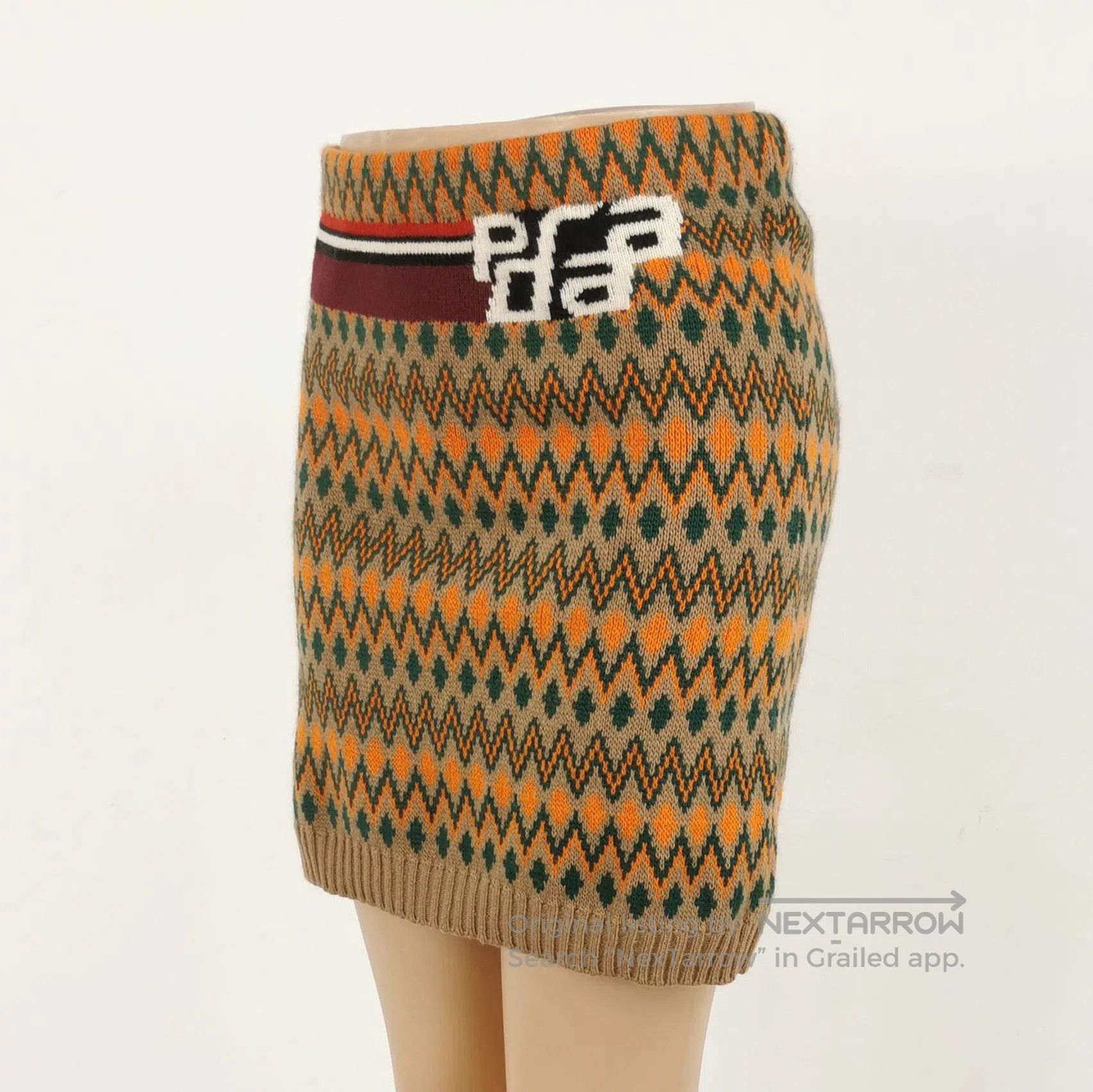 Prada Prada Colorful Knit Mini Skirt in Size 38 . Size 37" - 2 Thumbnail