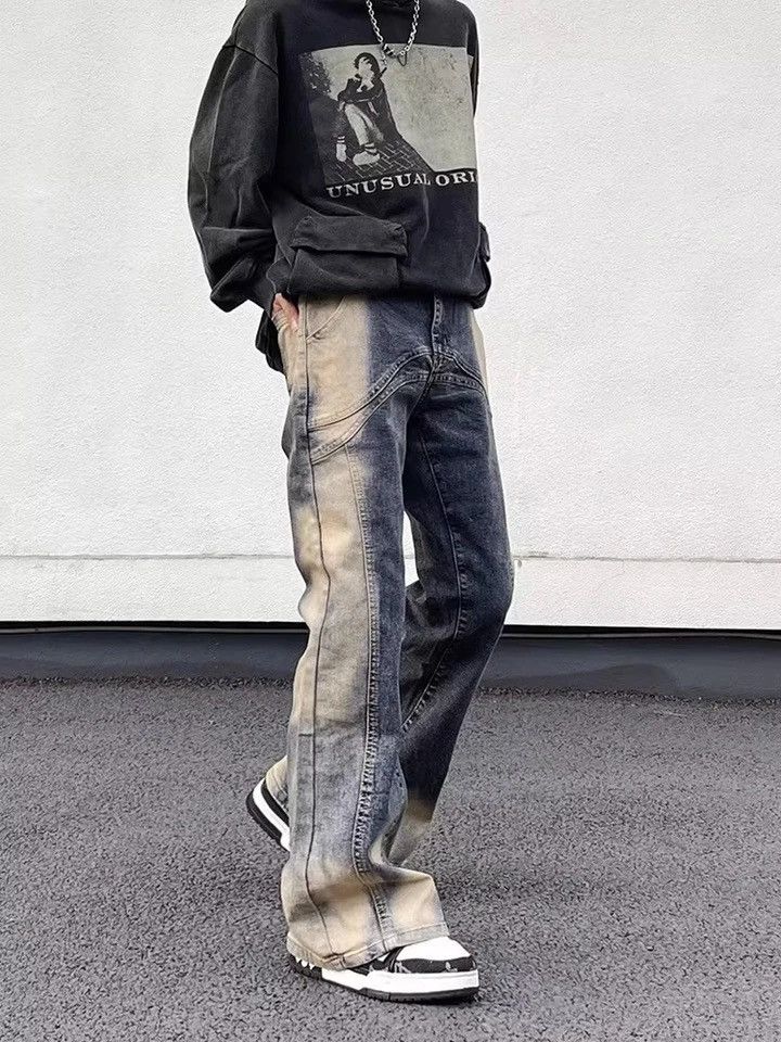 Japanese Brand × Vintage Vintage Distressed Slim Micro Flared Denim Size US 34 / EU 50 - 5 Thumbnail