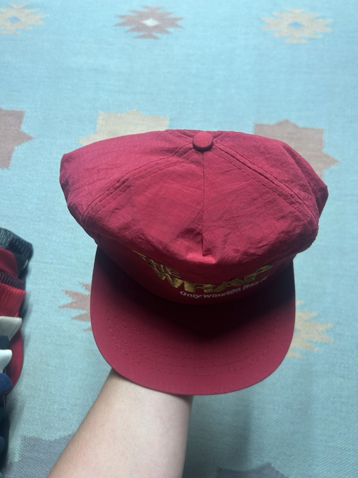 Vintage Vintage SnapBack hat Winston cigarettes the wrap nylon promo Size ONE SIZE - 3 Thumbnail