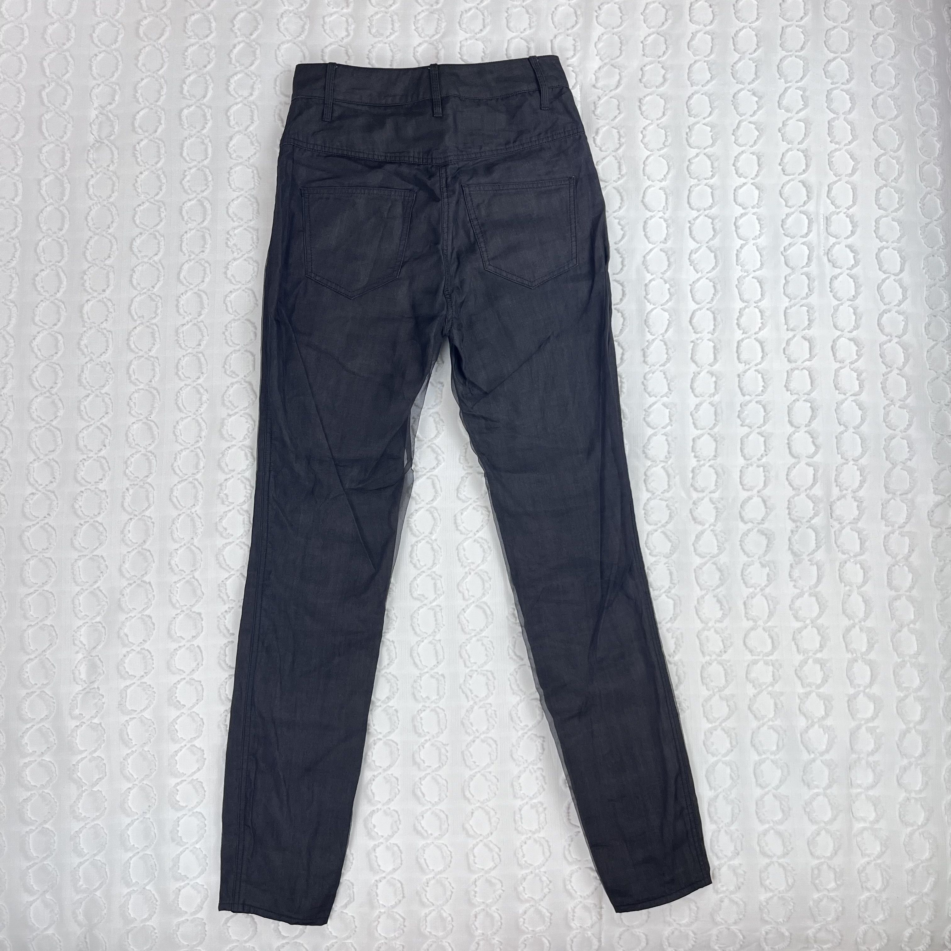 Chanel Chanel SS07 Runway Look 29 High-waisted Black Trousers Size 27" / US 4 / IT 40 - 6 Thumbnail