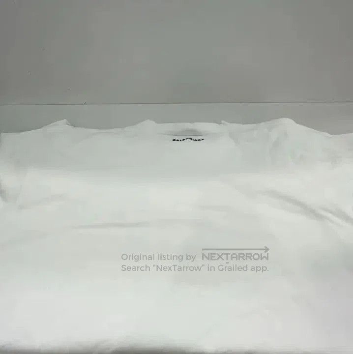 Balenciaga Balenciaga Men's White Short Sleeve T. Size US XS / EU 42 / 0 - 7 Thumbnail