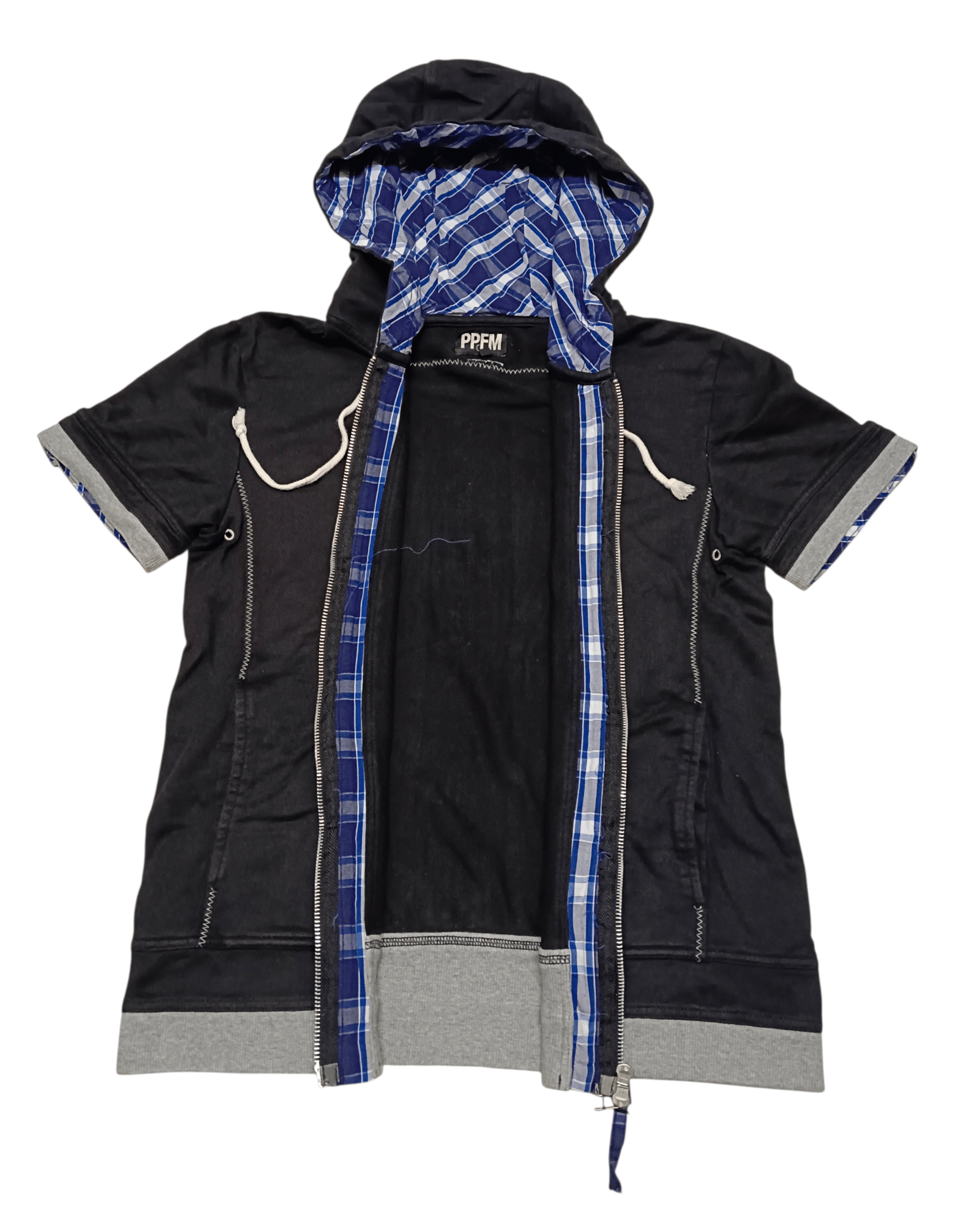 PPFM PPFM Zipper Short Sleeve Hoodie Size US S / EU 44-46 / 1 - 4 Thumbnail