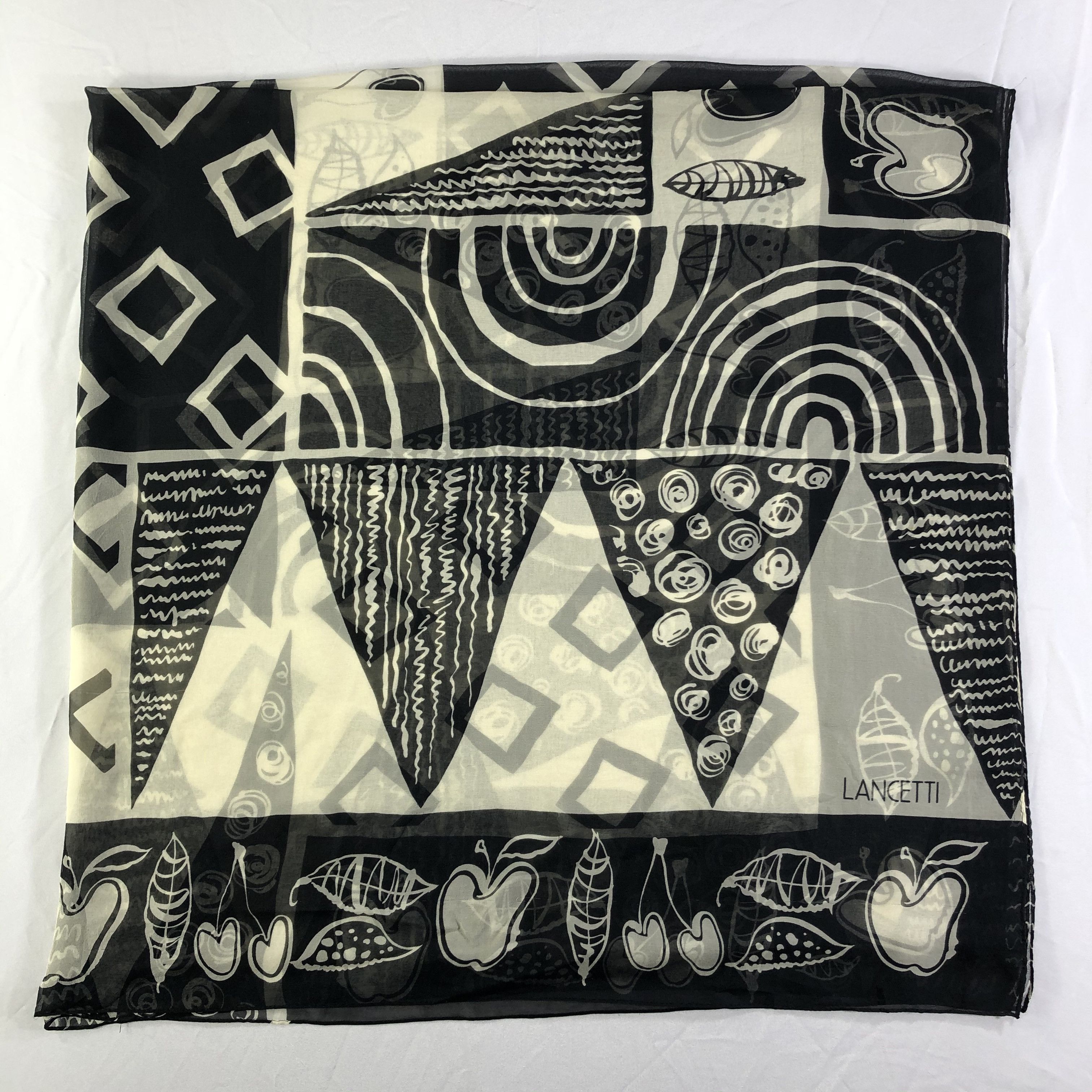 Lui di Lancetti × Vintage Lancetti Silk Scarf Size ONE SIZE - 2 Thumbnail