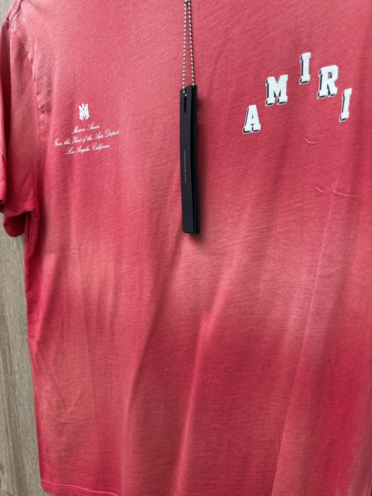 Amiri Amiri Collegiate Short Sleeve Size US S / EU 44-46 / 1 - 4 Thumbnail