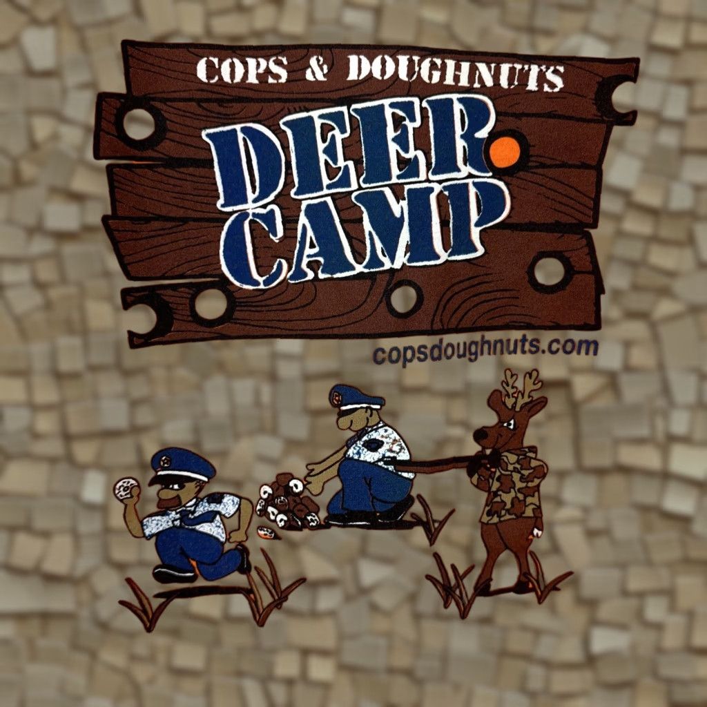 Vintage VINTAGE Cops and Doughnuts Graphic Long Sleeve T-Shirt Men Medium Orange Hunting Decor Y2K Size US M / EU 48-50 / 2 - 1 Thumbnail