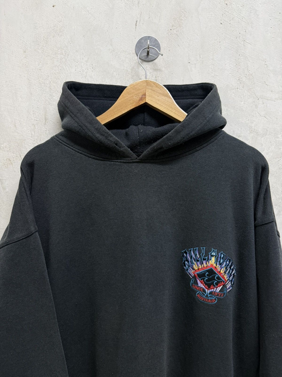 Vintage Vintage 90s Billabong Embroidery Flame Surfwear Baggy Hoodie Size US XL / EU 56 / 4 - 3 Thumbnail