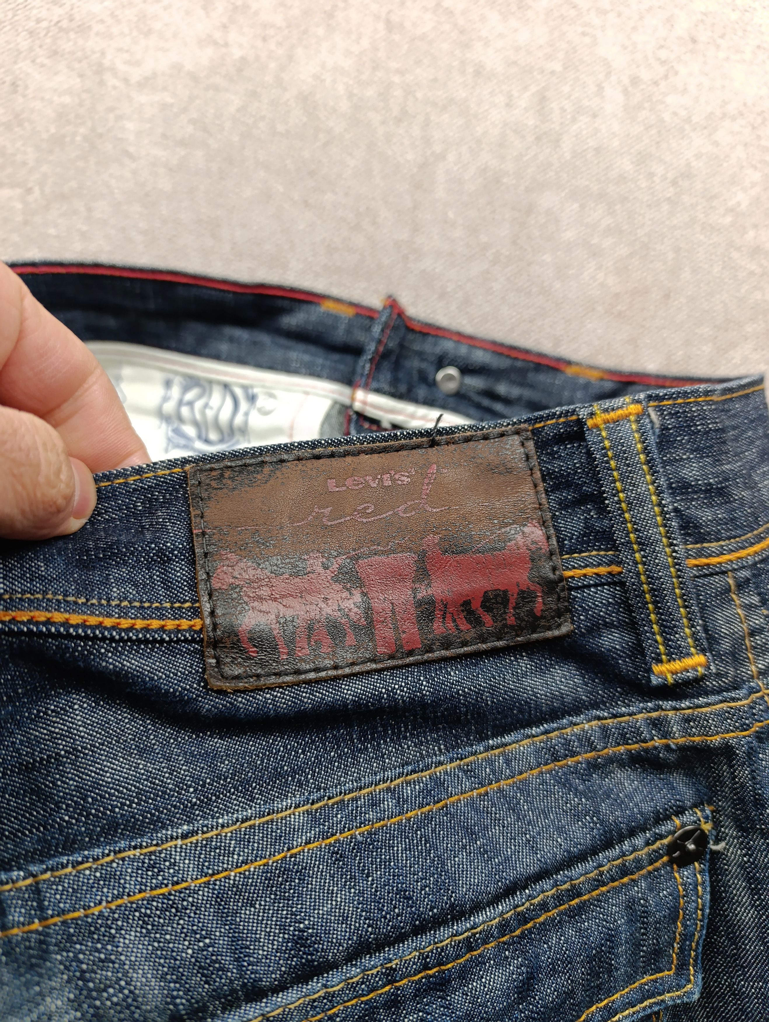 Levi's Vintage Levi's Mens Jeans Slim Boot Redline Denim Size US 30 / EU 46 - 2 Thumbnail
