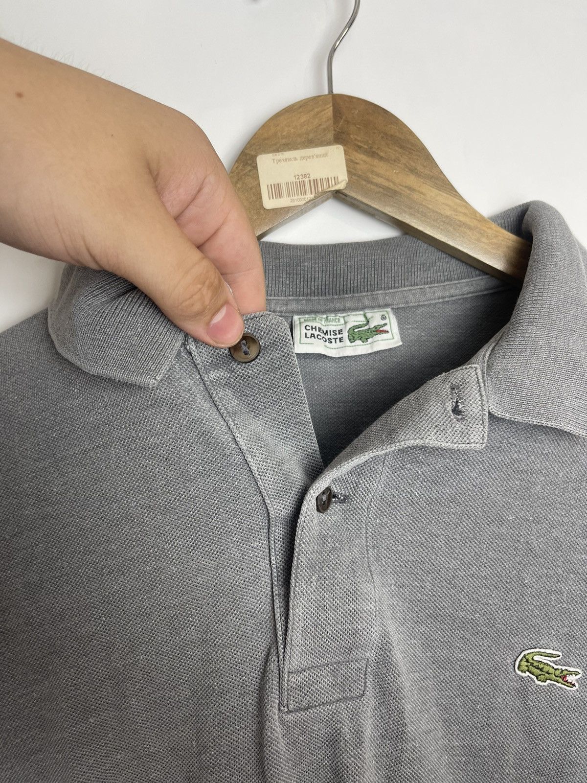 Other Vintage lacoste chemise long sleeve 90s Size US L / EU 52-54 / 3 - 4 Thumbnail