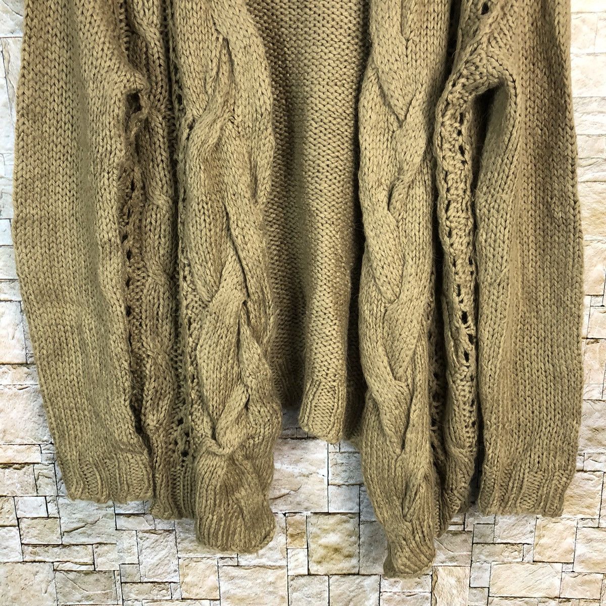 Japanese Brand Chocol Raffine Brown Cardigan knitwear #A781 Size XL / US 12-14 / IT 48-50 - 6 Thumbnail