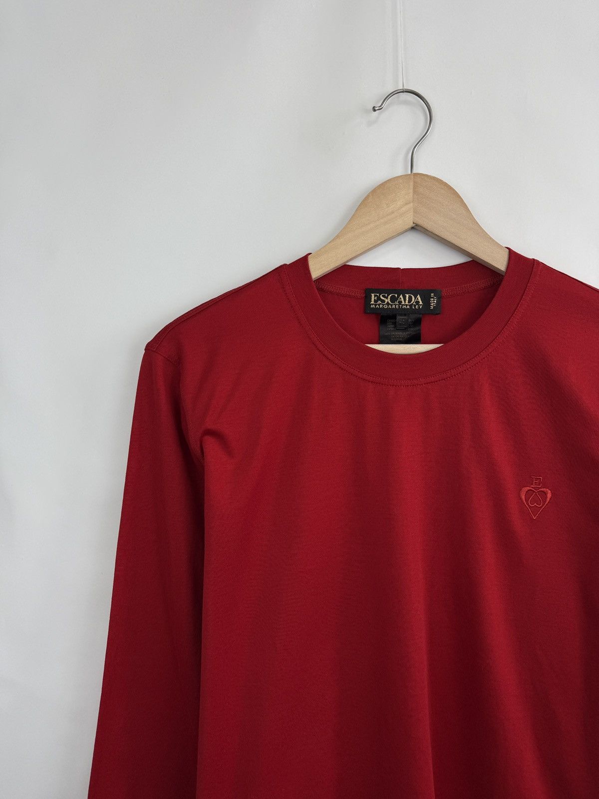Escada × Vintage 🇮🇹 Vintage 90s Escada Margaretha Ley LongSleeve Made in Italy Size S / US 4 / IT 40 - 2 Thumbnail