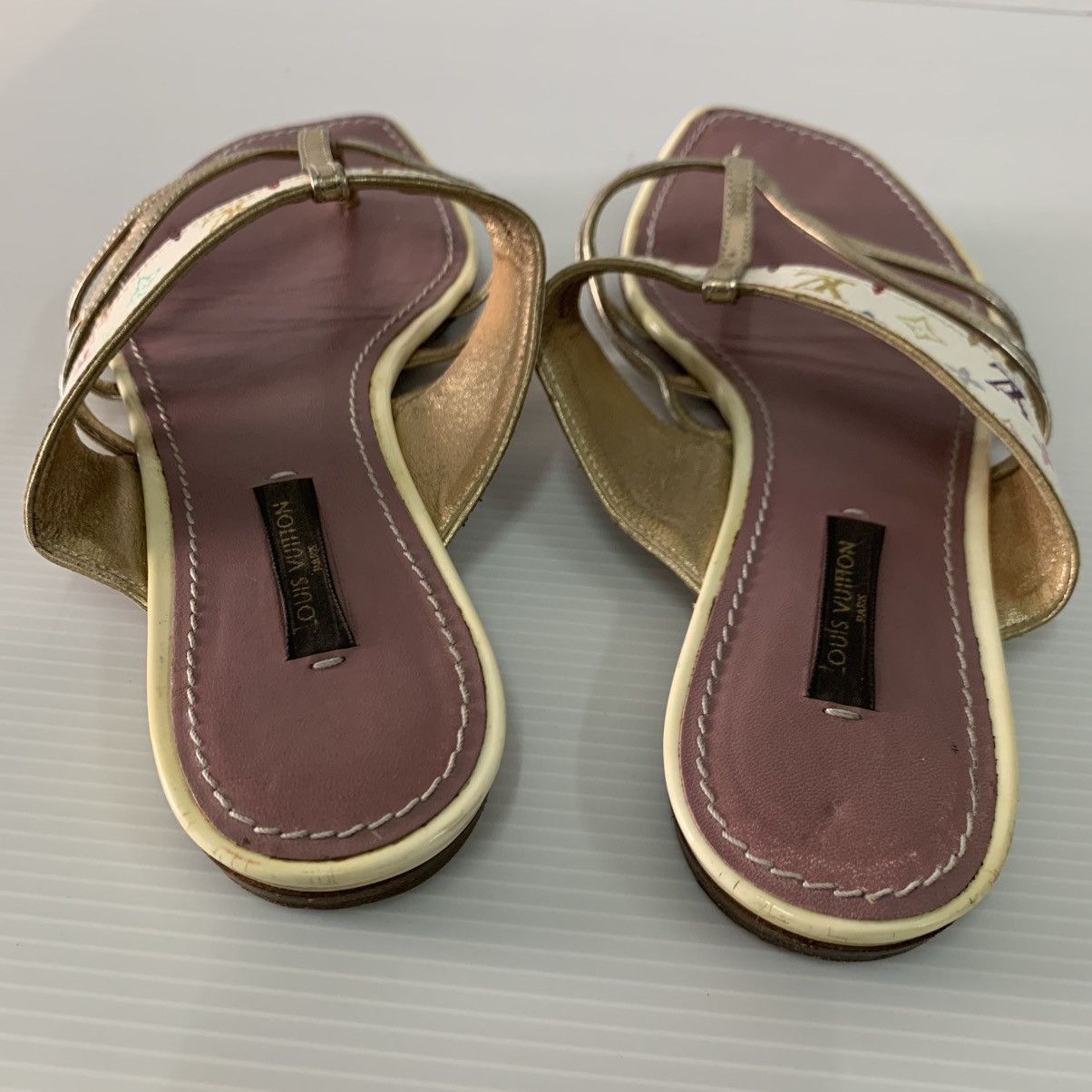 Louis Vuitton Louis Vuitton Multicolor Sandals Shoes Size US 6.5 / IT 36.5 - 4 Thumbnail