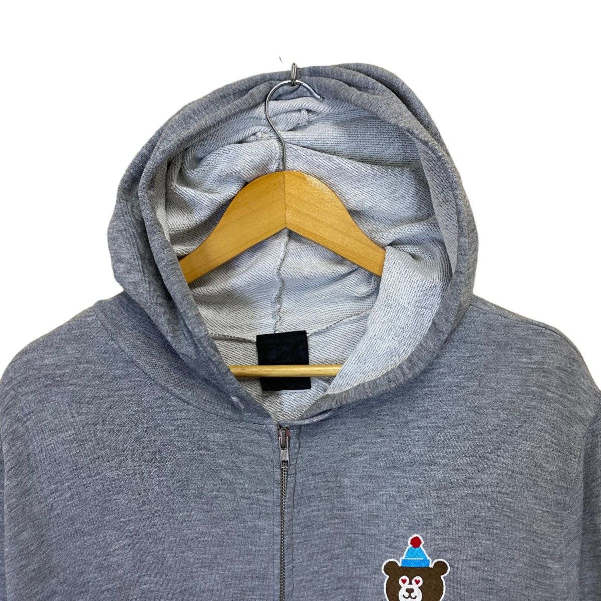 Beams Plus Beams Plus Big Logo Bear Spellout Fullzip Hoodie Size M Size US M / EU 48-50 / 2 - 7 Thumbnail