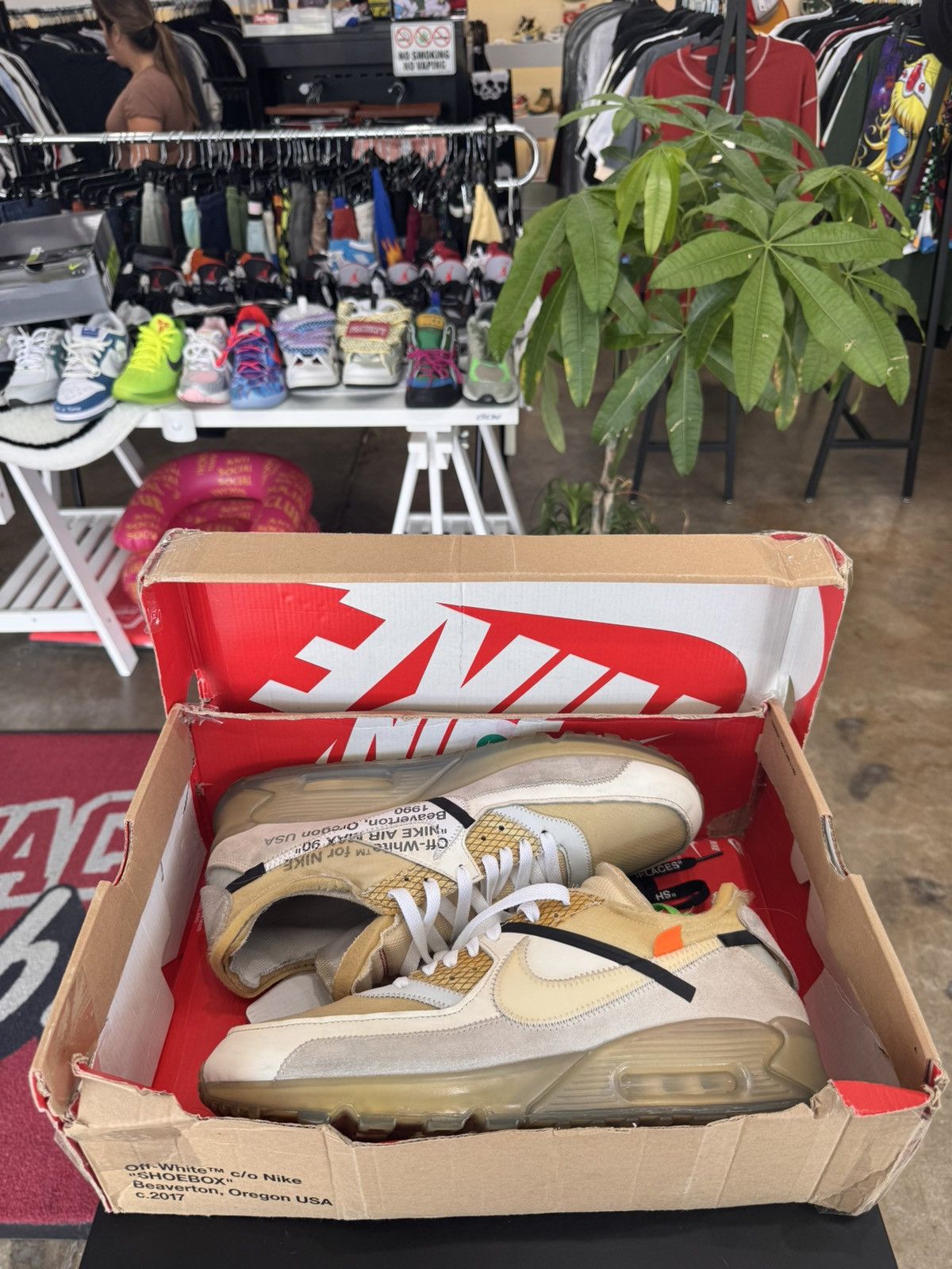 Nike × Off-White Nike Air Max 90 Off-White Size 13 (2017) Size US 13 / EU 46 - 13 Thumbnail