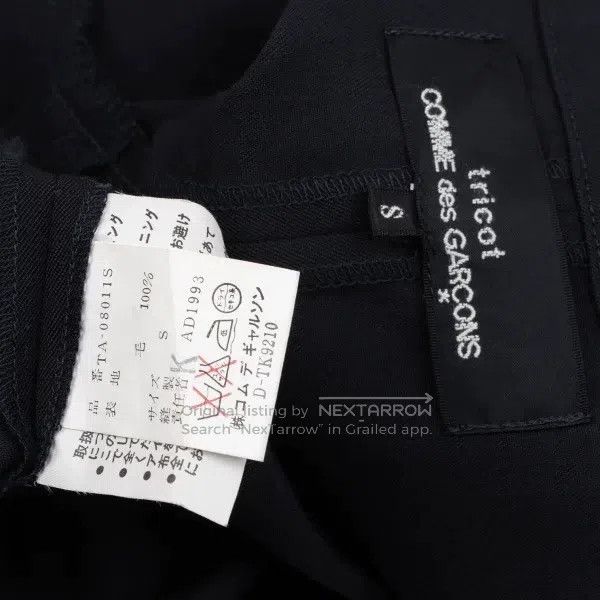 Comme des Garcons Comme Des Garcons Navy vintage v-neck dress Size S / US 4 / IT 40 - 9 Thumbnail