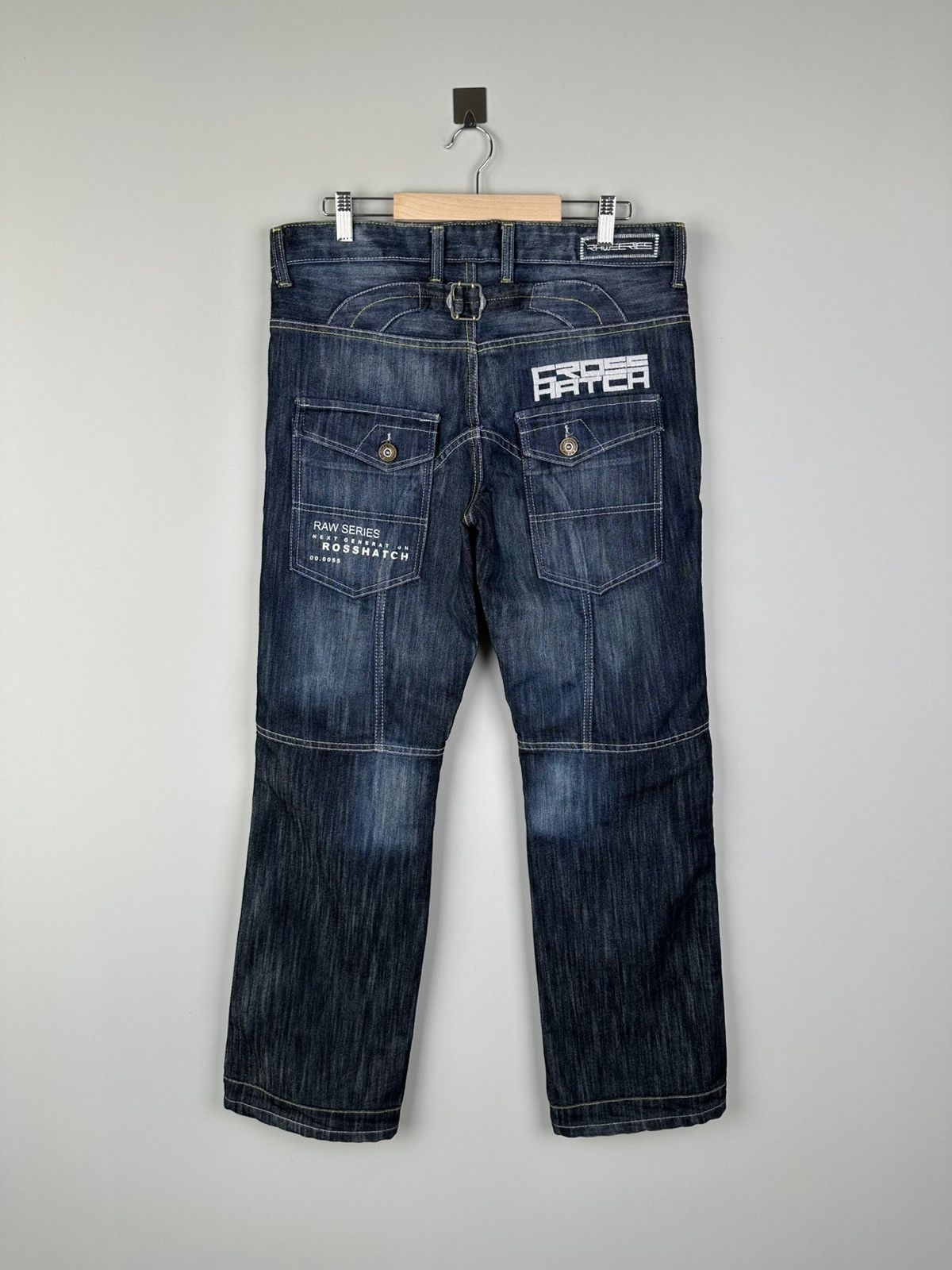 20471120 Y2k Vintage Baggy Jeans Avant Garde Size US 32 / EU 48 - 3 Thumbnail