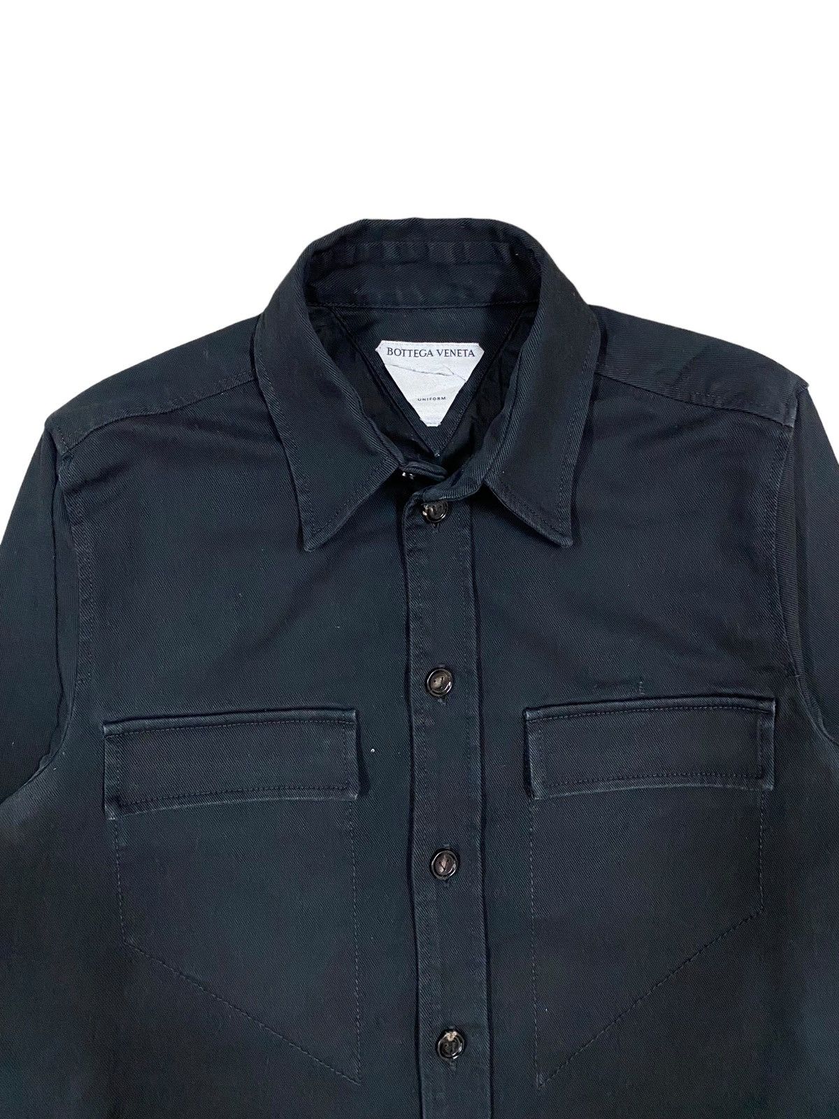Bottega Veneta Authentic🔥Bottega Veneta Uniform Cotton Oxford Double Pocket Size US XXS / EU 40 - 3 Thumbnail