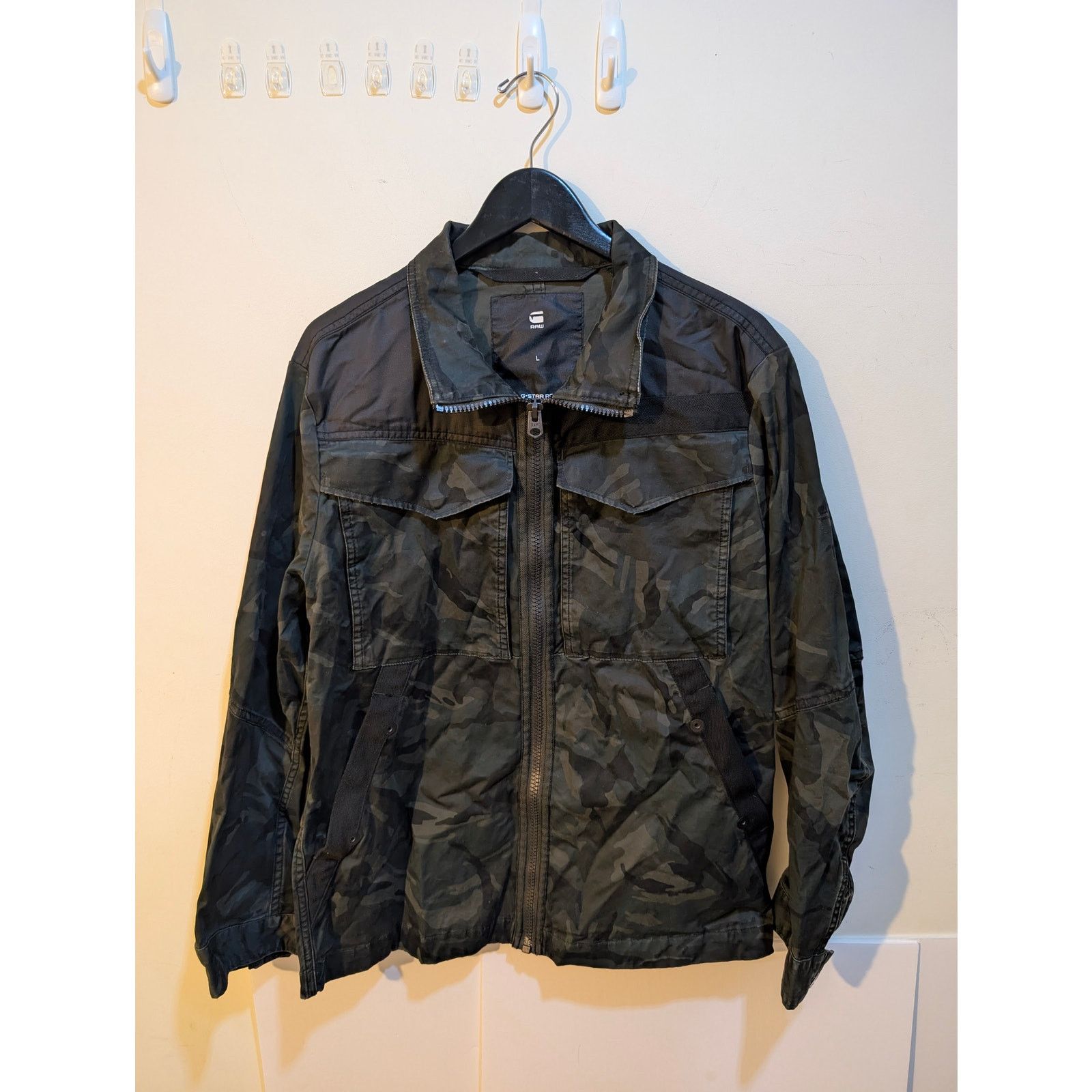 G-Star G-Star Raw Camouflage Cargo Y2K 2000s Full Zip Jacket Sz L Size US L / EU 52-54 / 3 - 1 Thumbnail