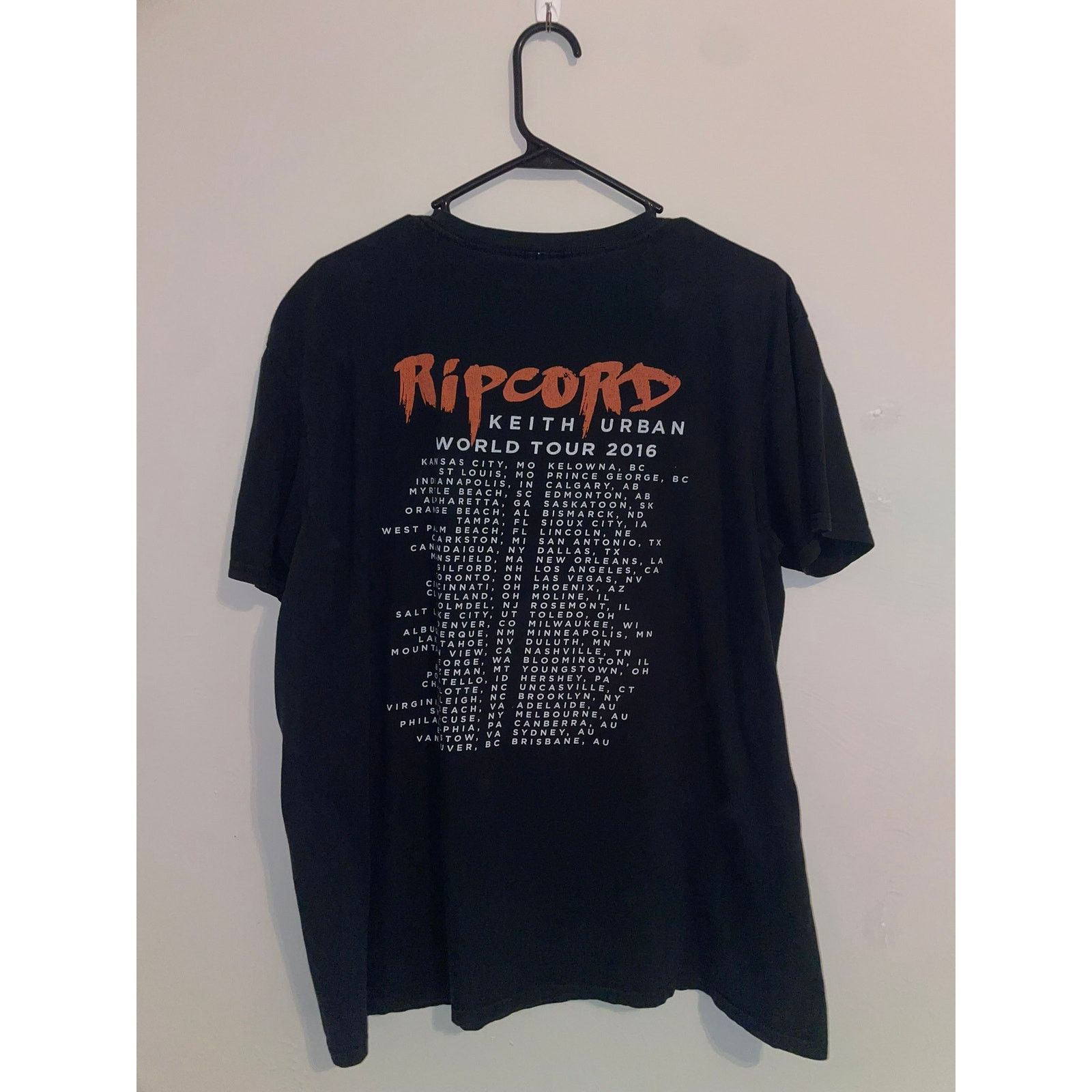 Other Keith Urban Shirt Ripcord World Tour Country Music Tee XL Size US XL / EU 56 / 4 - 6 Thumbnail