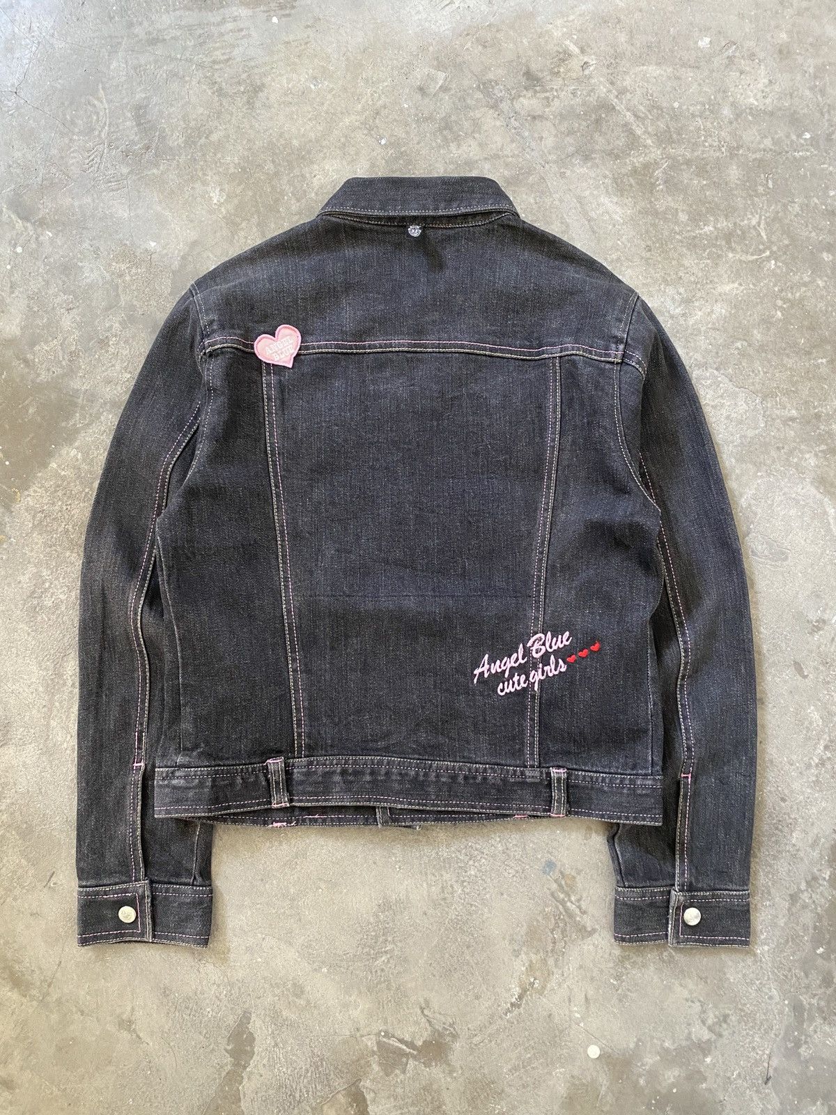 Angel Blue 2000s Angel Blue - Iconic Cute Girls Mascots Denim Jacket Size L / US 10 / IT 46 - 11 Thumbnail