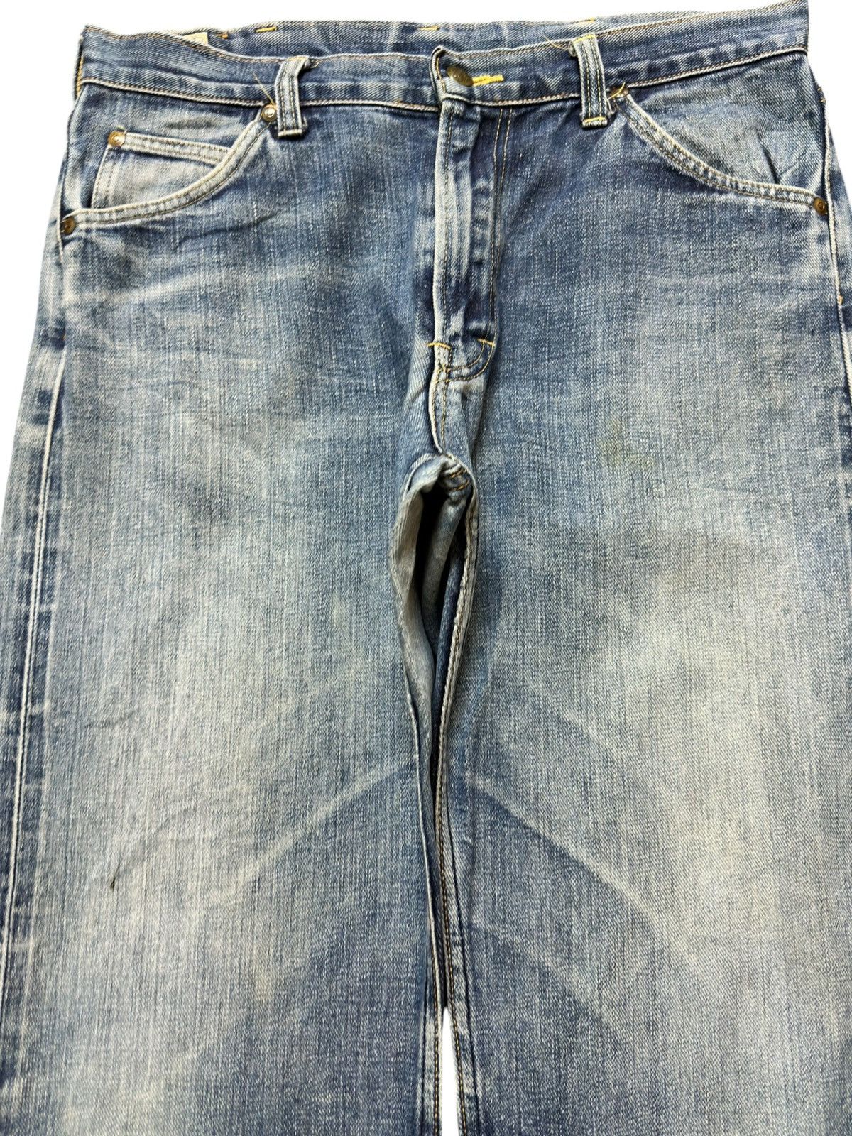 Johnbull Vintage Sewing Chop Clinic By Johnbull Selvedge Style Jeans Size US 33 - 2 Thumbnail