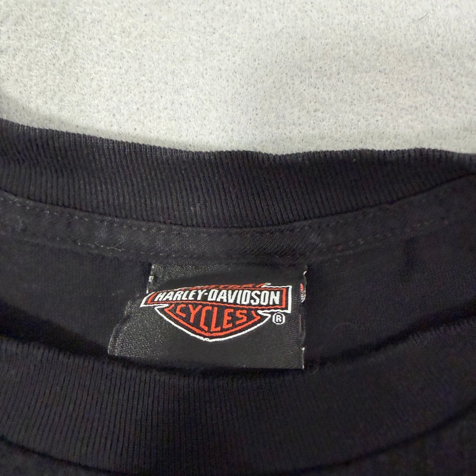 Harley Davidson Harley Davidson Shirt Men's 4XL Black Eagle USA Biker Size US XXL / EU 58 / 5 - 4 Thumbnail