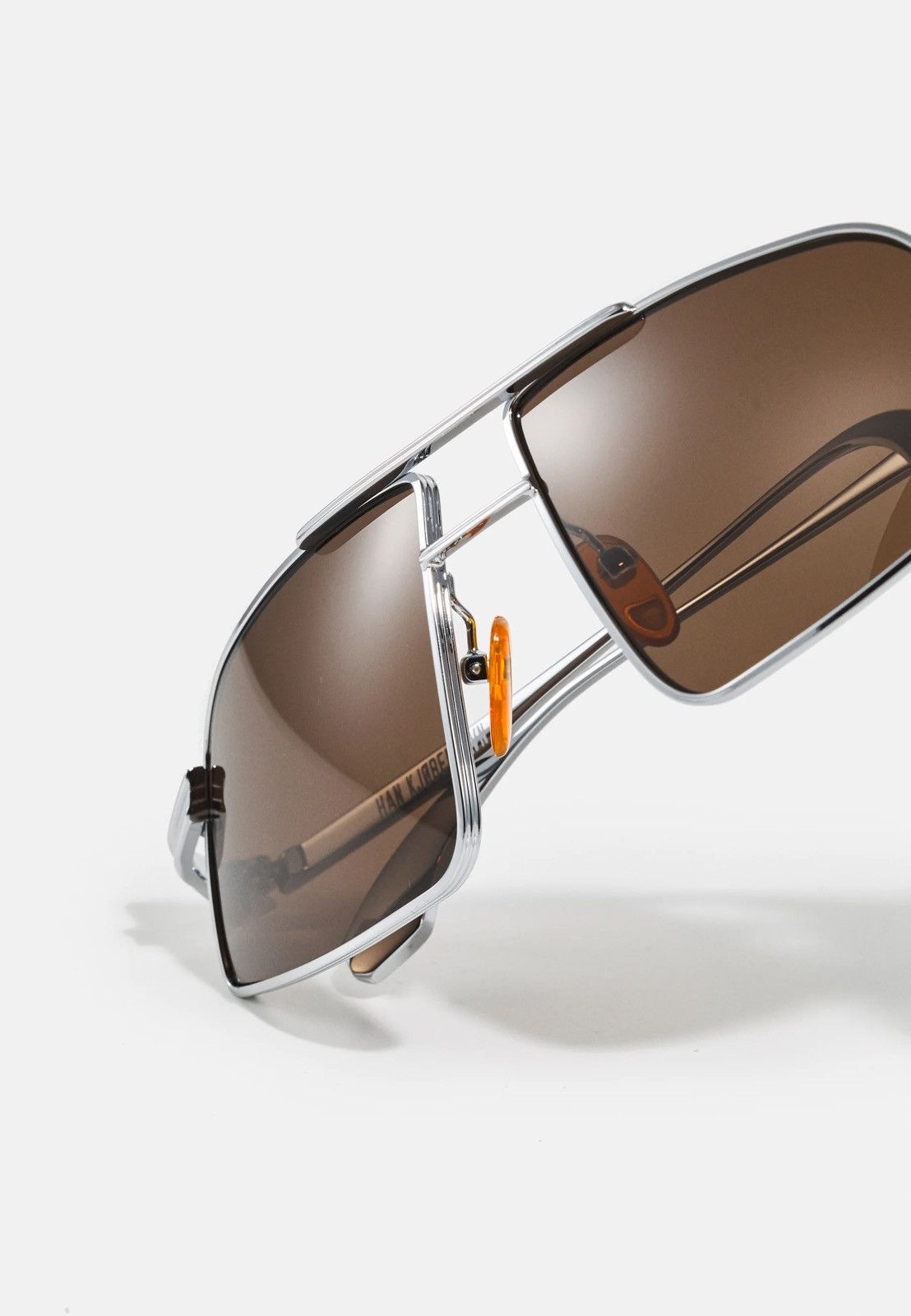 Han Kjobenhavn !DS! SS23 Han Kjobenhavn Demo High Silver Brown Sunglasses Size ONE SIZE - 5 Thumbnail