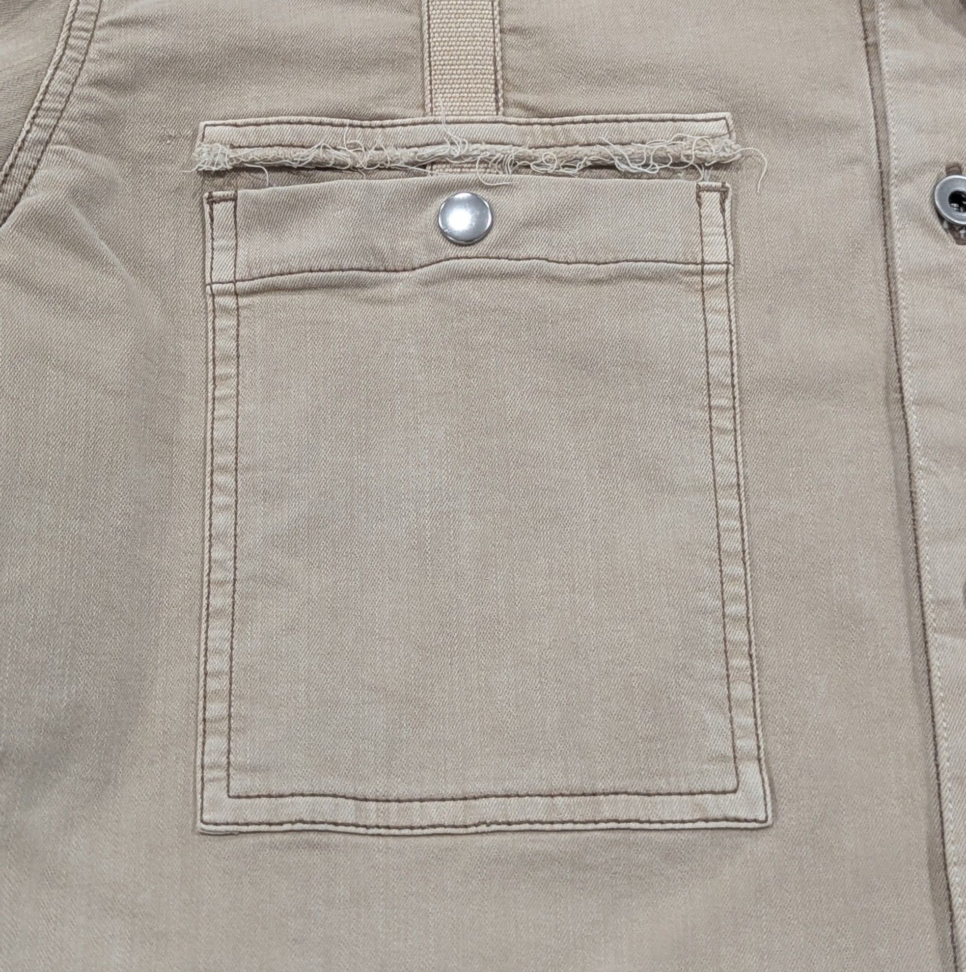 Rick Owens Drkshdw DRKSHDW Rick Owens Patch Pocket Button Up Shirt Mineral XL Size US XL / EU 56 / 4 - 4 Thumbnail