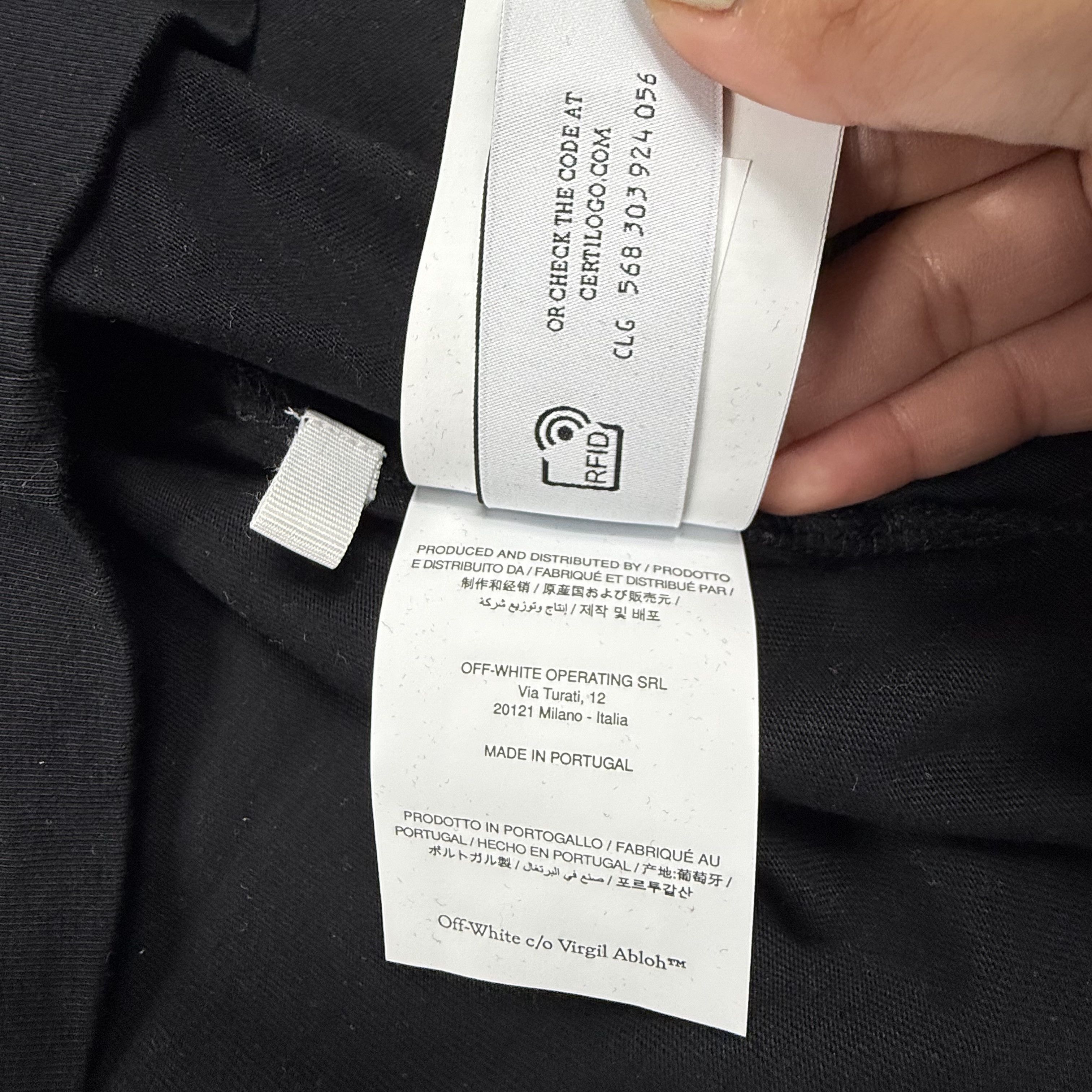 Off-White Off-White Cloud Arrows Graphic T-Shirt Black Size US XXL / EU 58 / 5 - 8 Thumbnail