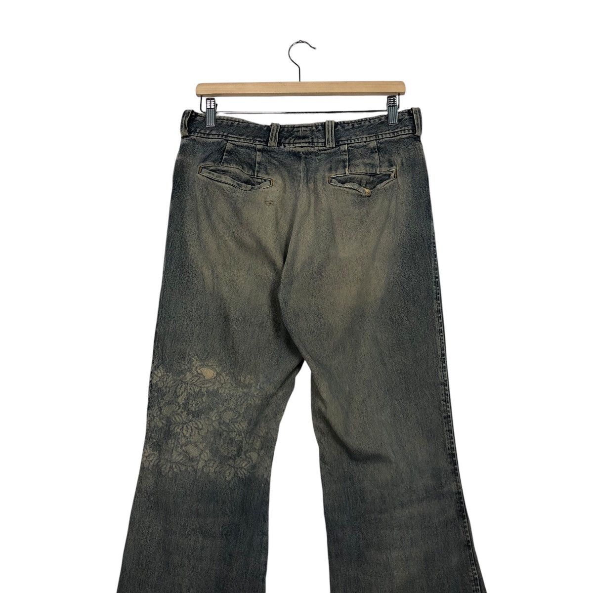 Hysteric Glamour Vintage Denim Jeans Bow Cut Design Flare Jeans Tornado Mart Size US 30 / EU 46 - 11 Thumbnail