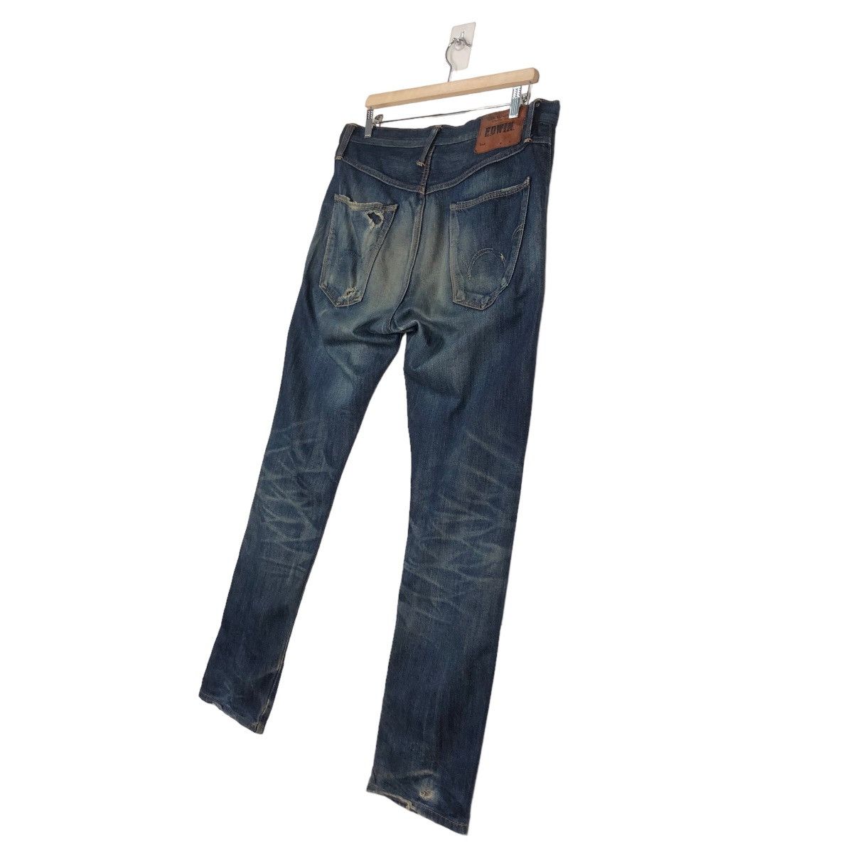 Edwin 🔥Vintage Edwin Denim Jeans Japan Issey Miyake Size US 34 / EU 50 - 12 Thumbnail