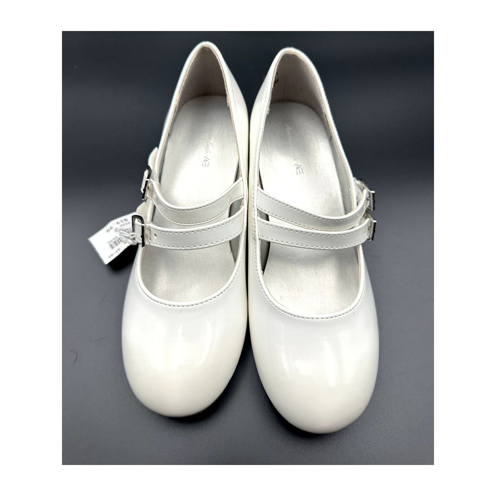 Other American Eagle Girls White Dress Shoe-Double Strap Mary Jane Size US 4 / IT 34 - 1 Thumbnail