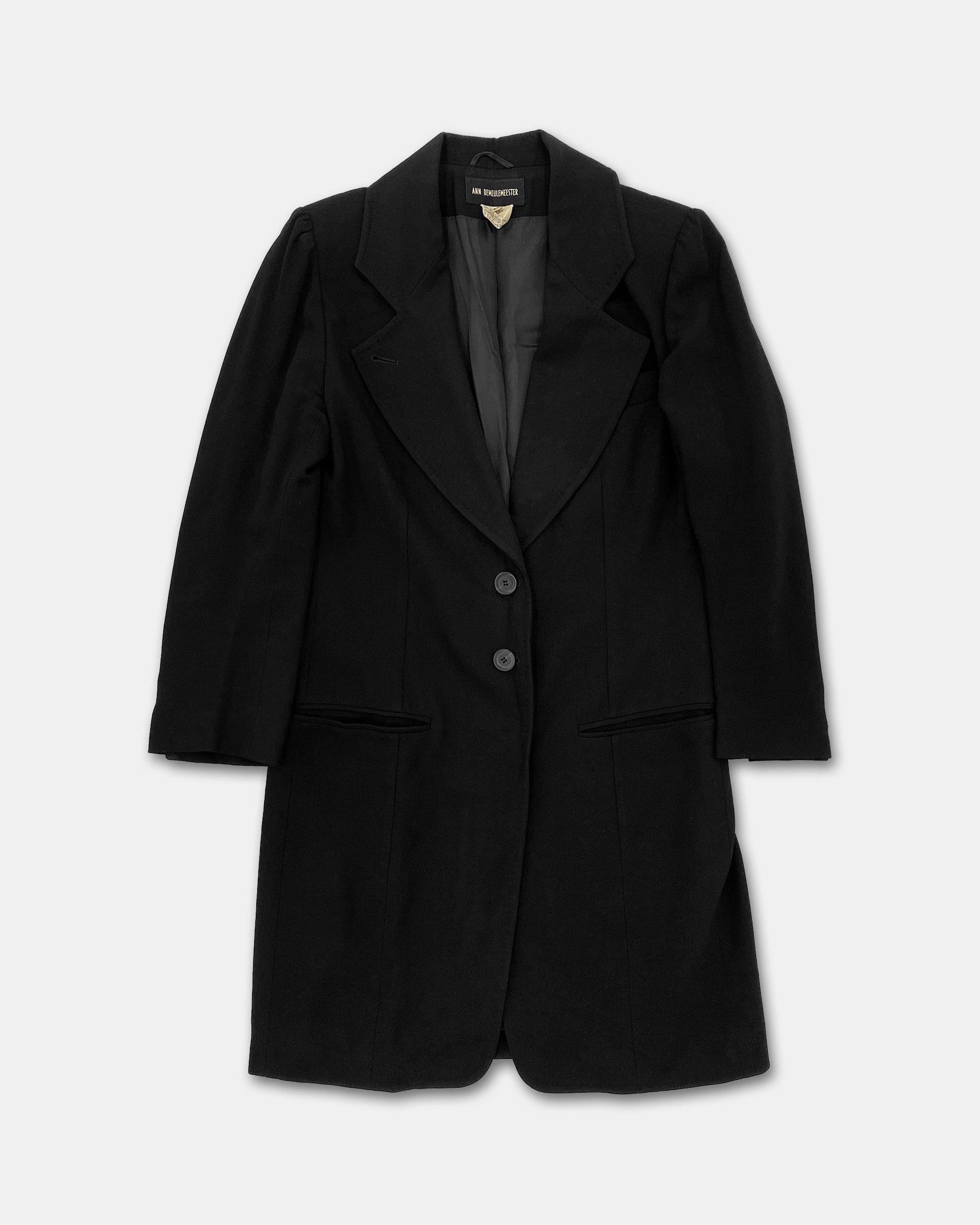 Ann Demeulemeester AW1987 Wool Coat Size XS / US 0-2 / IT 36-38 - 1 Thumbnail